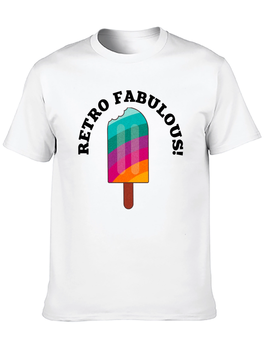 Retro Fabulous Popsicle Graphic Tee - Summer Vibes