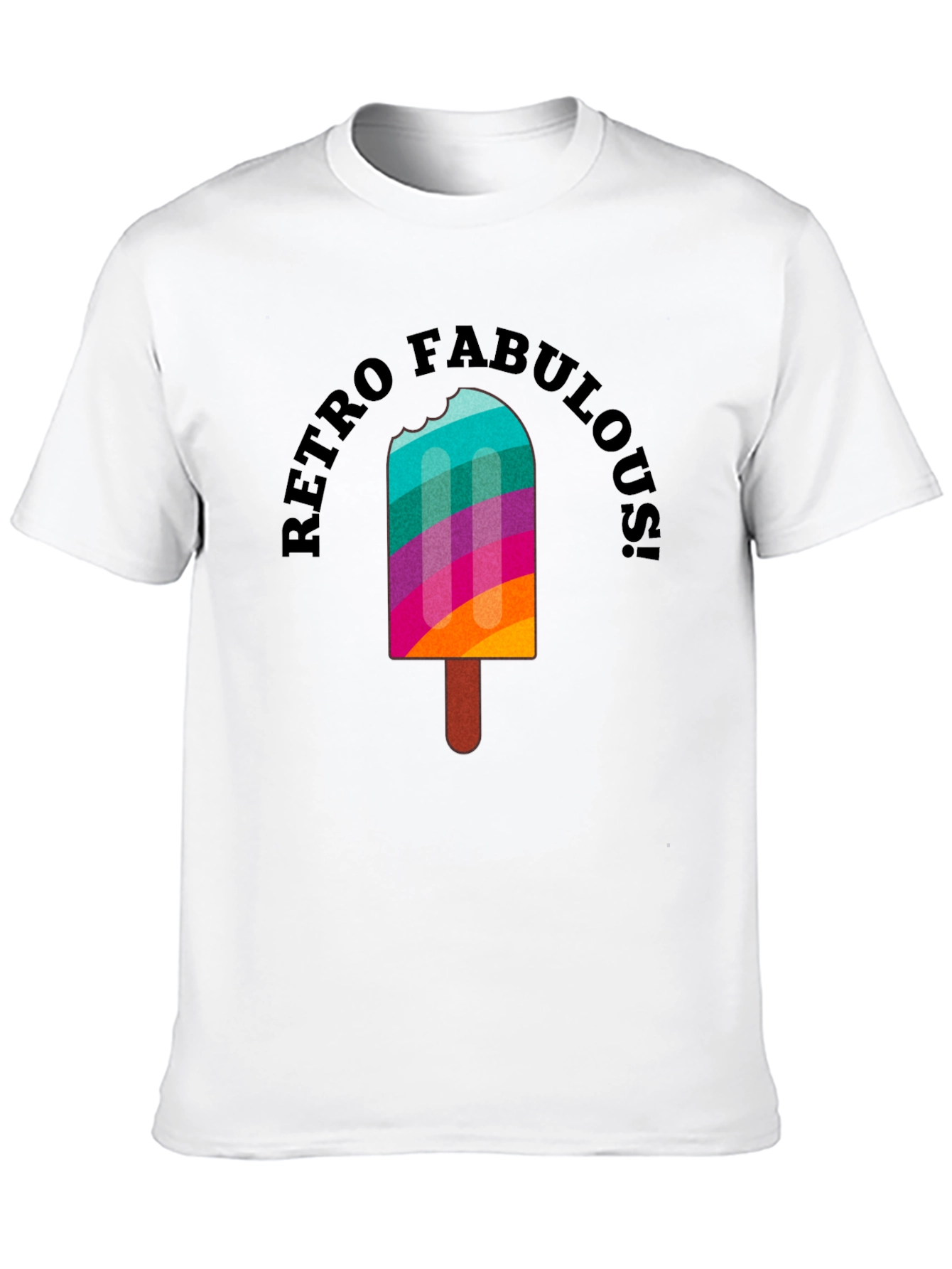 Retro Fabulous Popsicle Graphic Tee - Summer Vibes
