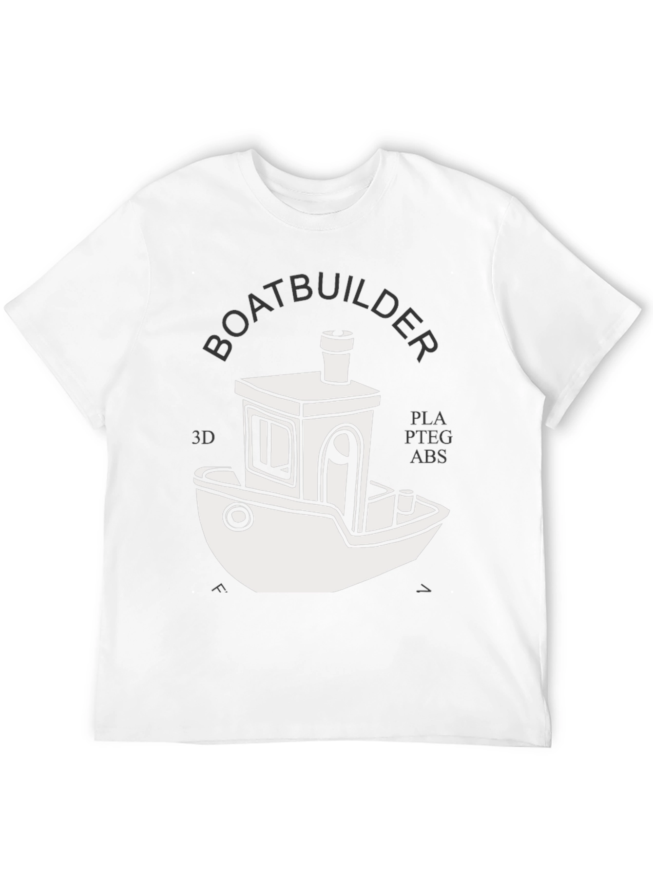Boatbuilder 3D Printing T-Shirt - Black