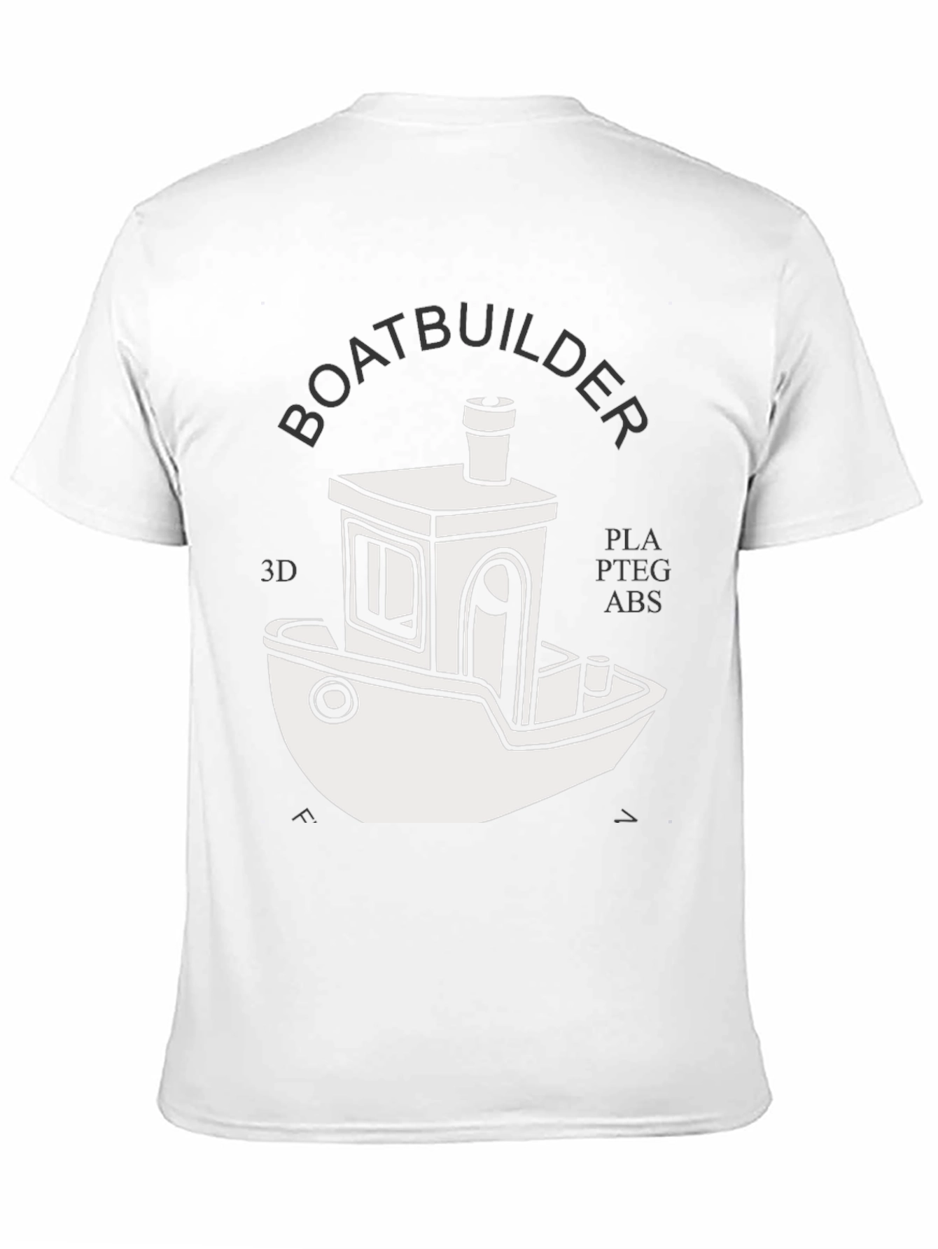 Boatbuilder 3D Printing T-Shirt - Black