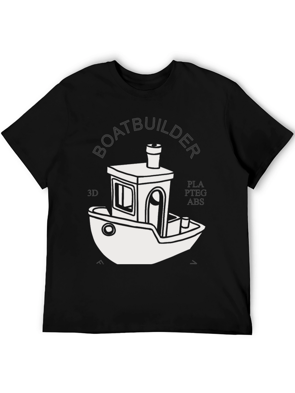 Boatbuilder 3D Printing T-Shirt - Black