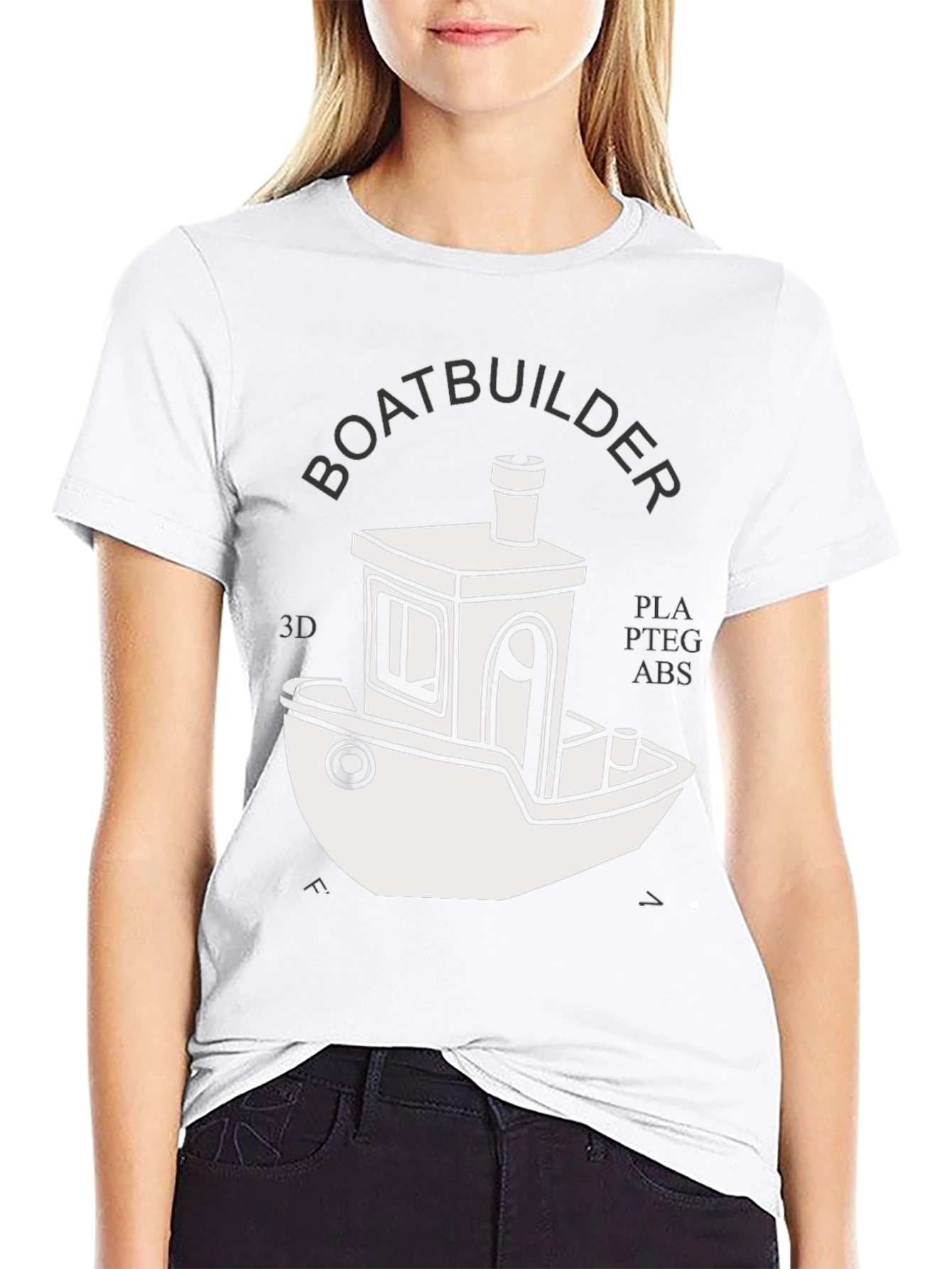 Boatbuilder 3D Printing T-Shirt - Black