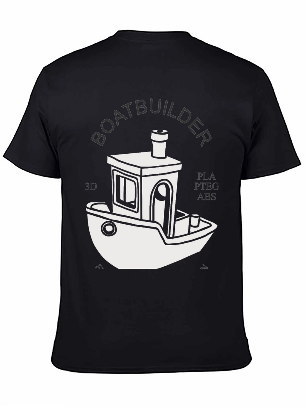 Boatbuilder 3D Printing T-Shirt - Black