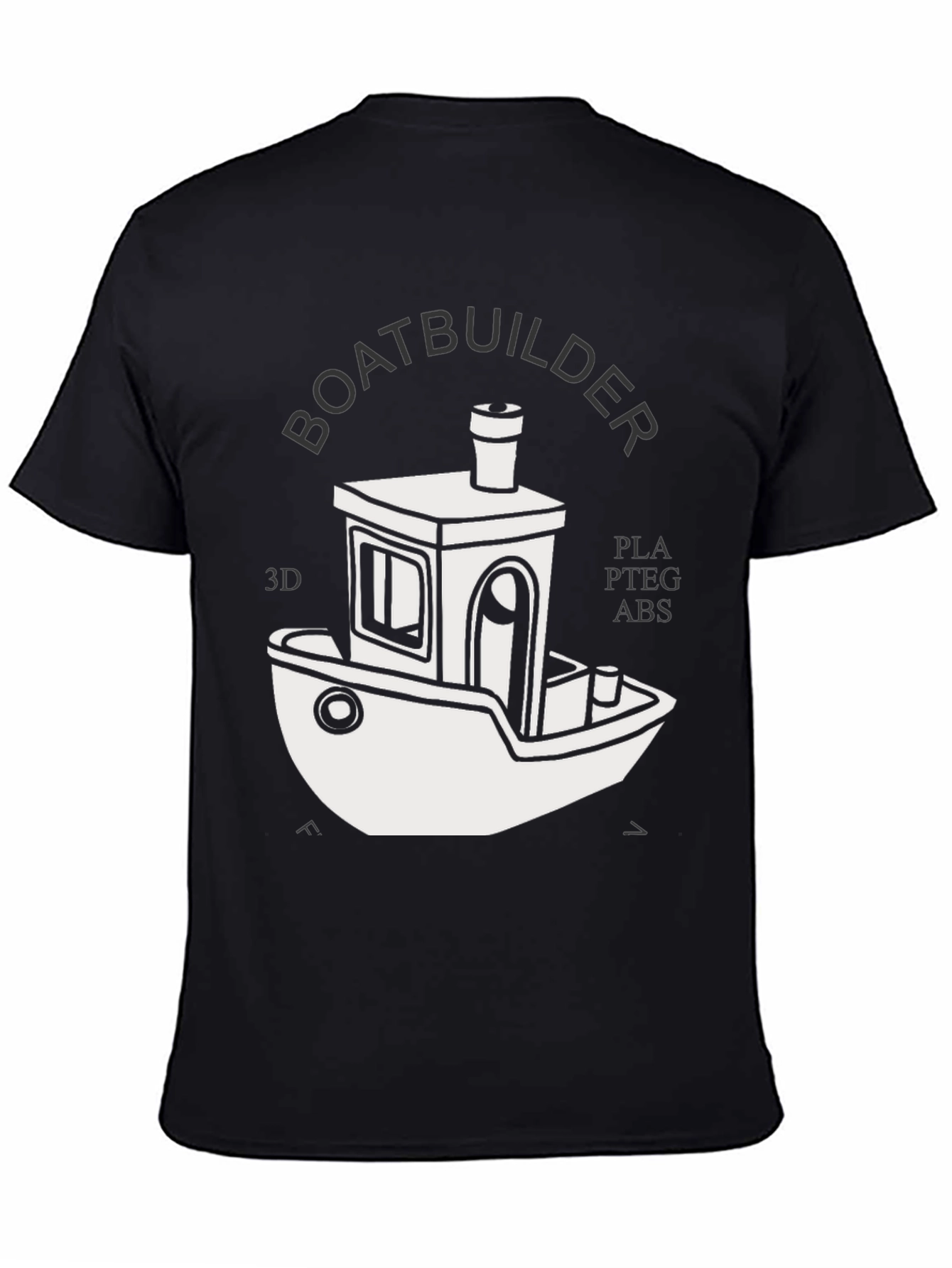 Boatbuilder 3D Printing T-Shirt - Black