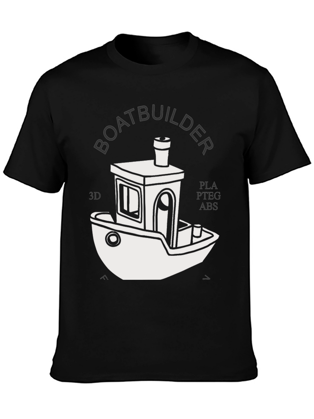 Boatbuilder 3D Printing T-Shirt - Black