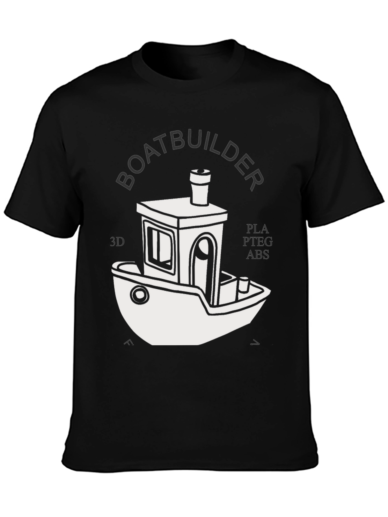 Boatbuilder 3D Printing T-Shirt - Black