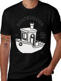 Boatbuilder 3D Printing T-Shirt - Black