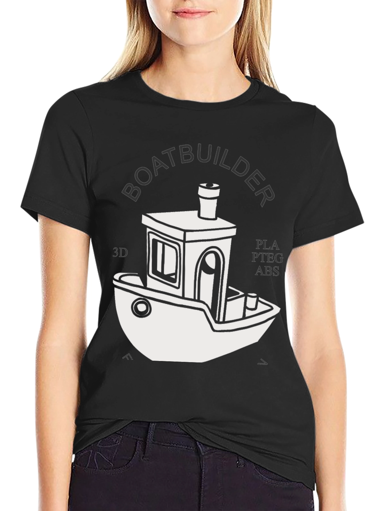 Boatbuilder 3D Printing T-Shirt - Black