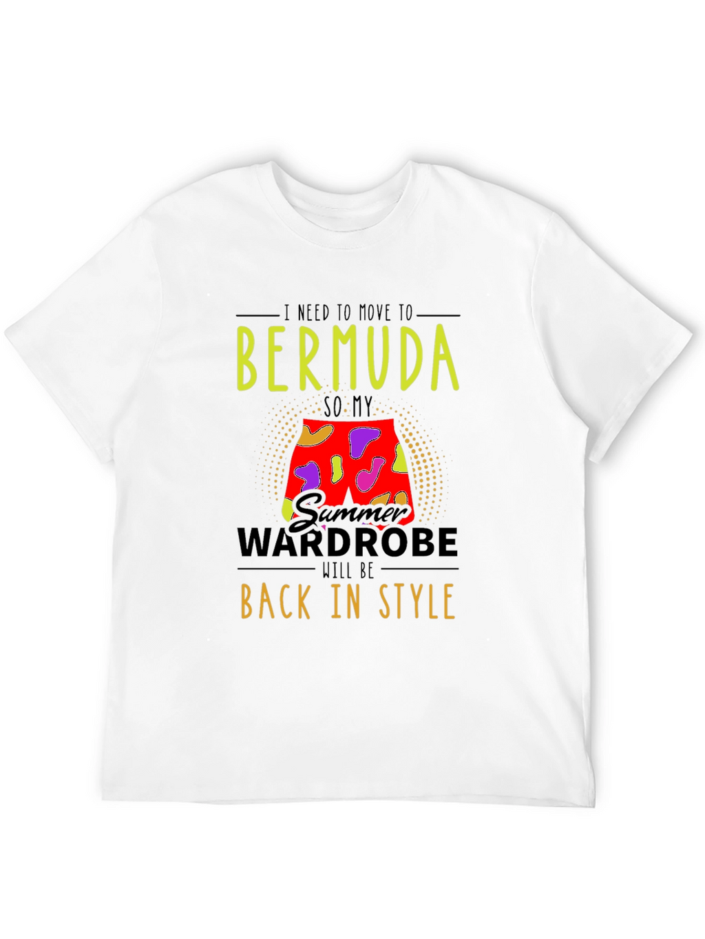 Bermuda Summer Wardrobe Mens T-Shirt