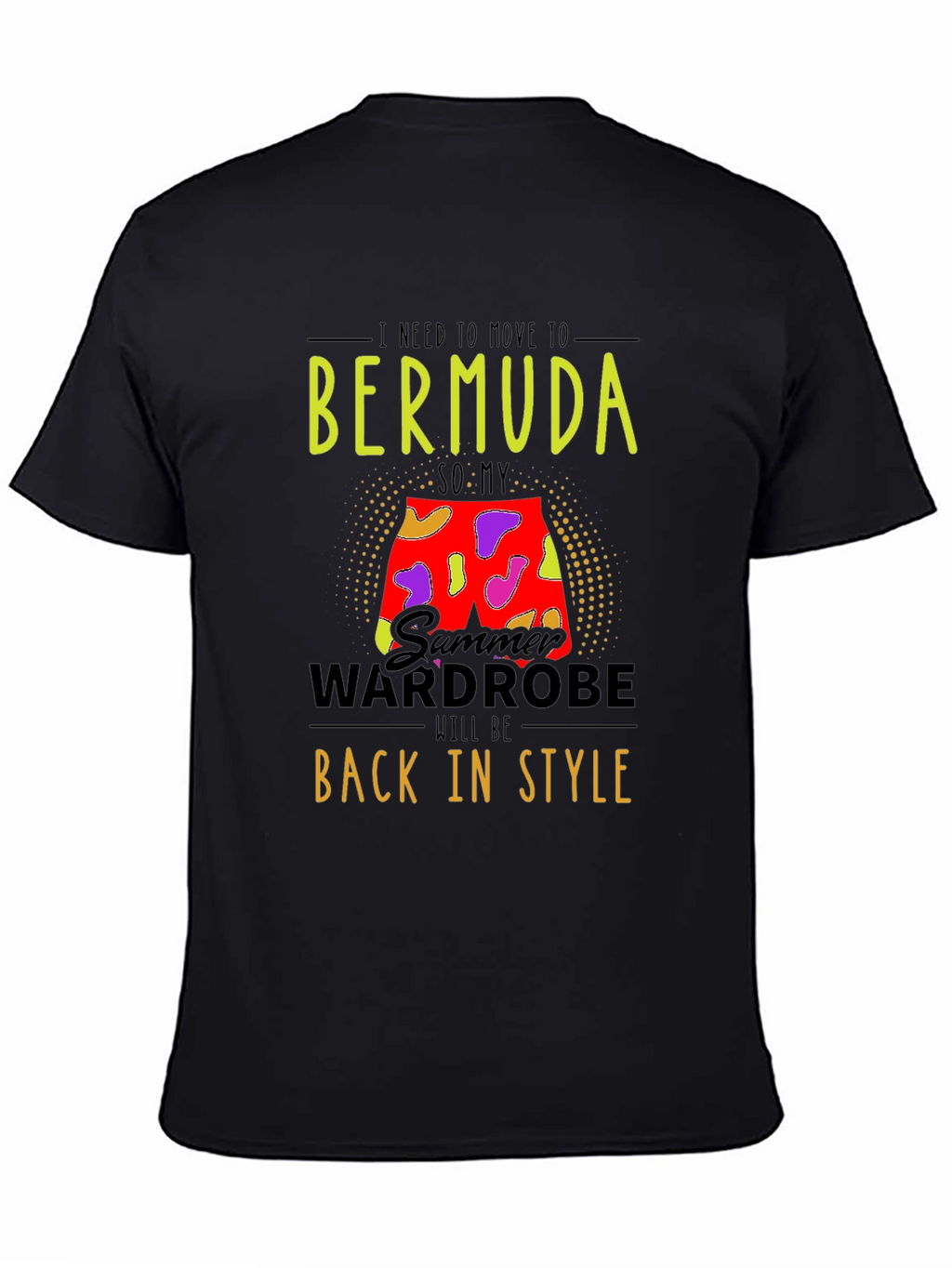 Bermuda Summer Wardrobe Mens T-Shirt