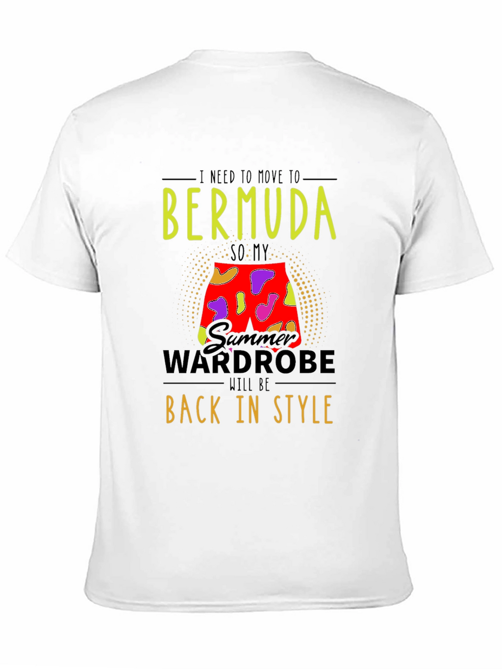 Bermuda Summer Wardrobe Mens T-Shirt
