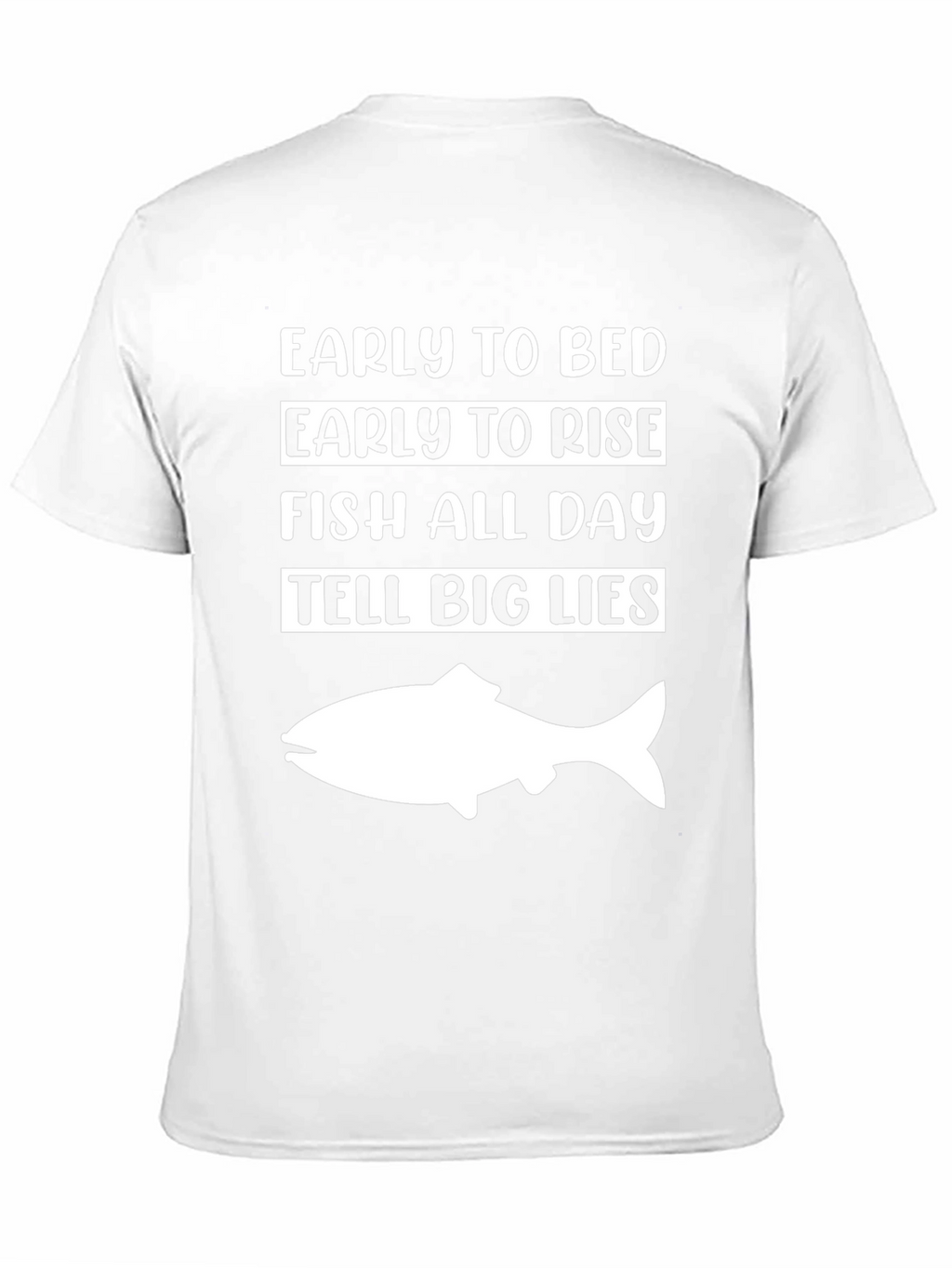 Early to Bed Fish All Day Tee