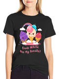 Dude Where Are My Tonsils? Ice Cream Graphic Tee
