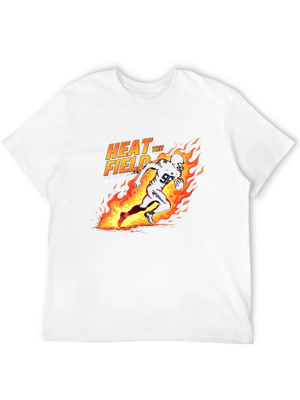 Heat the Field Football Graphic T-Shirt
