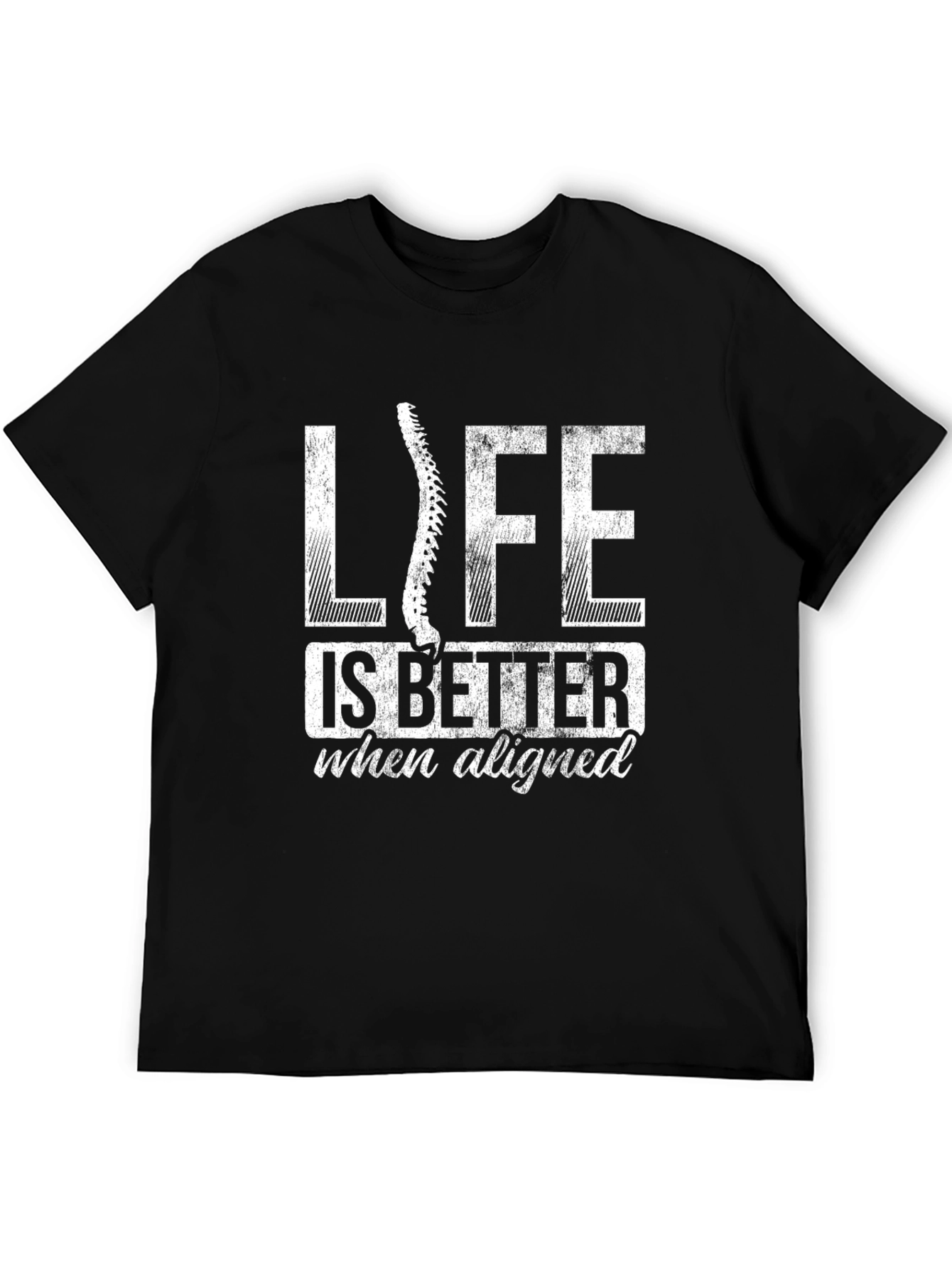 Life is Better Aligned T-Shirt - Chiropractic Tee