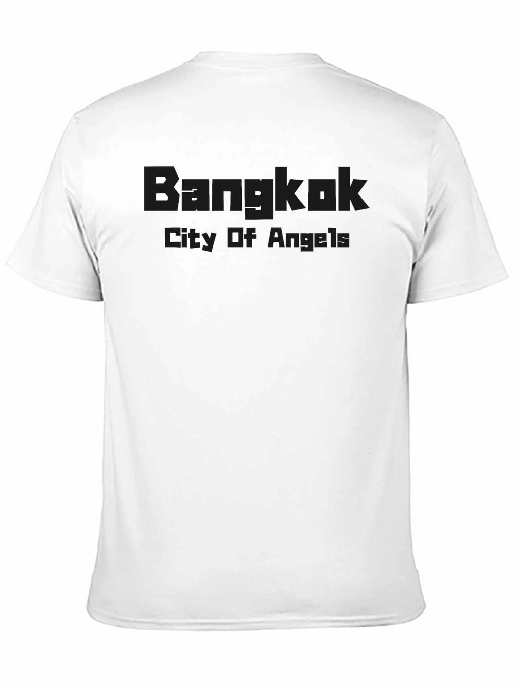 Bangkok City of Angels Black T-Shirt