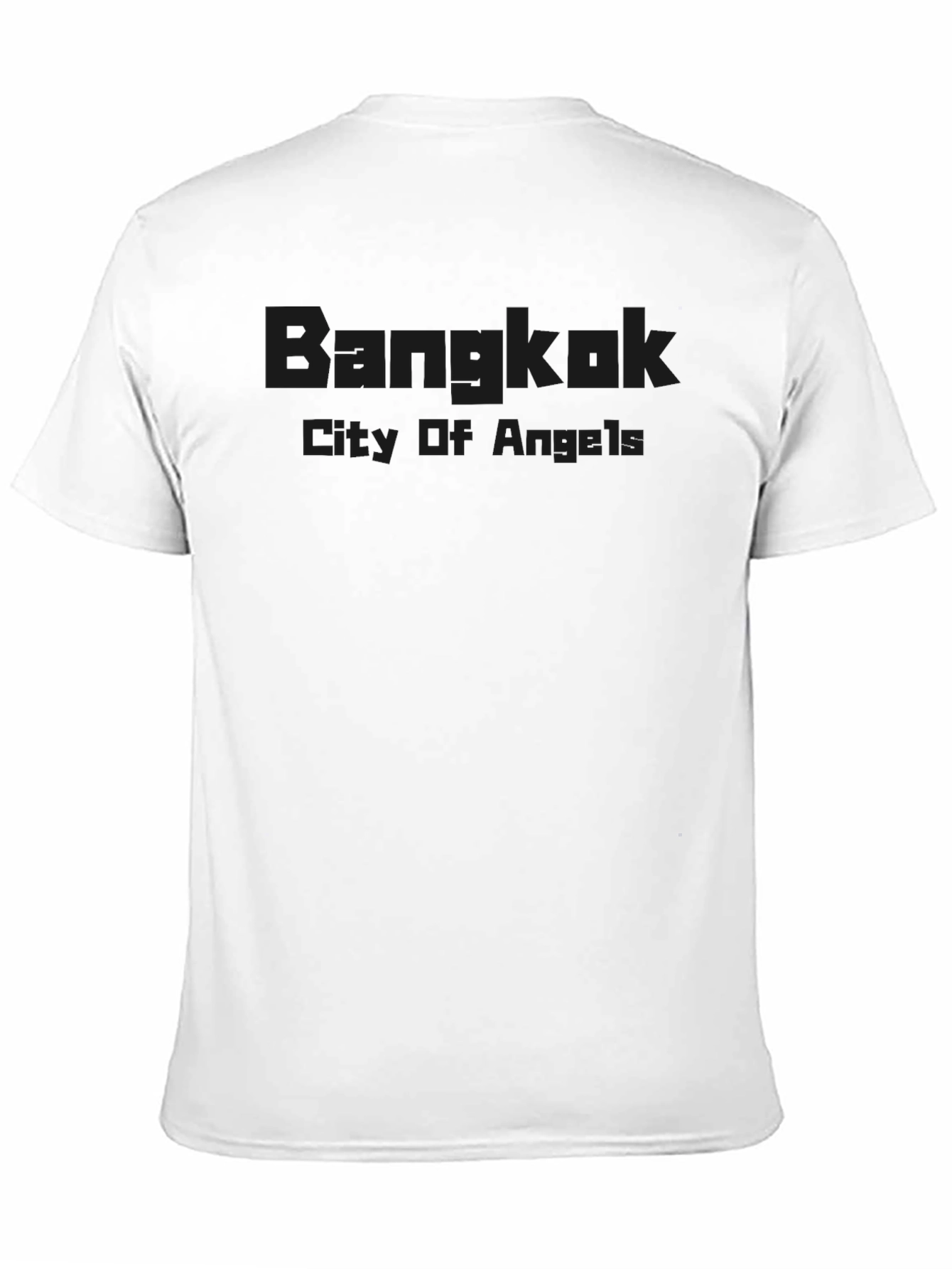 Bangkok City of Angels Black T-Shirt