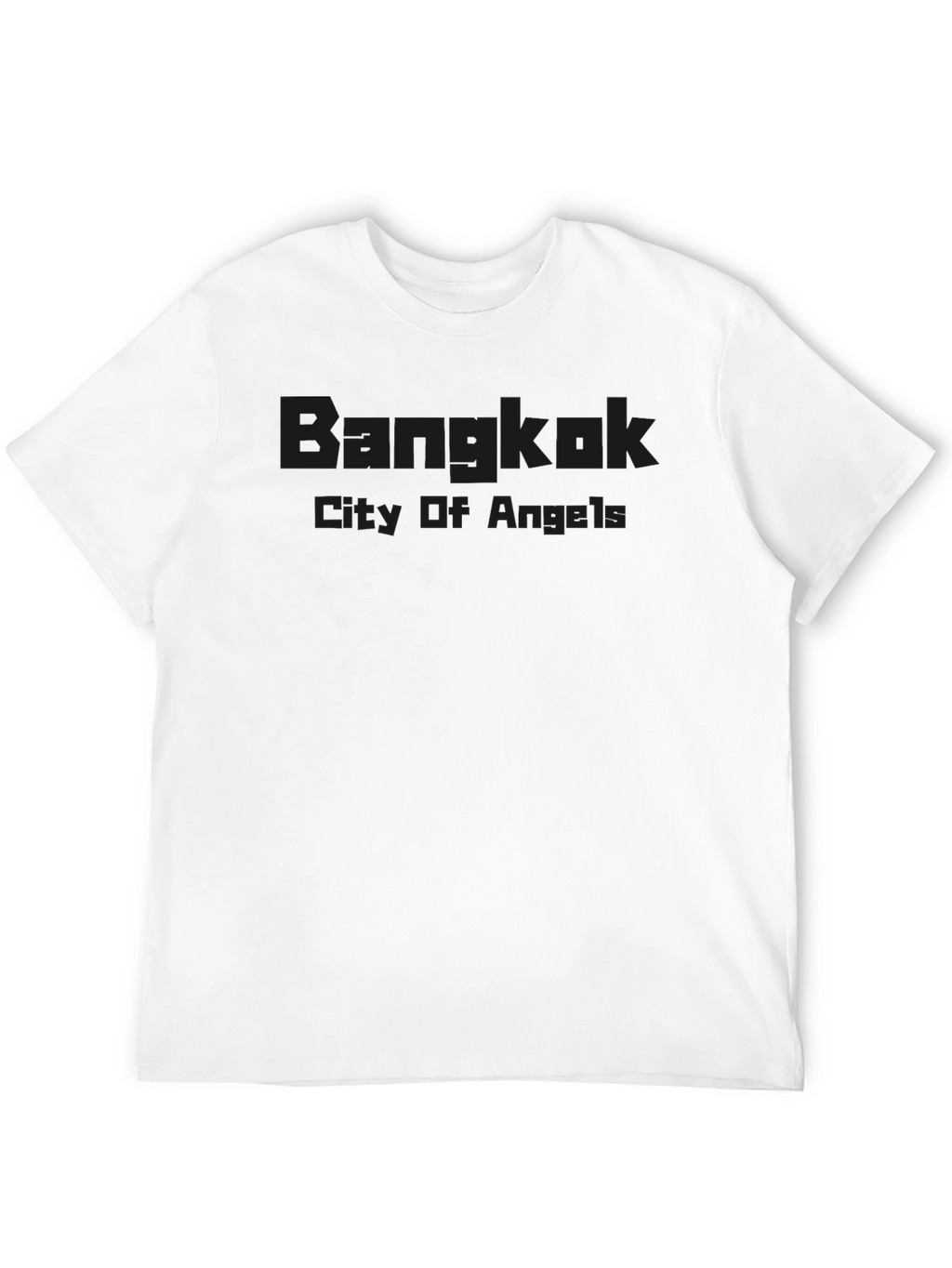 Bangkok City of Angels Black T-Shirt