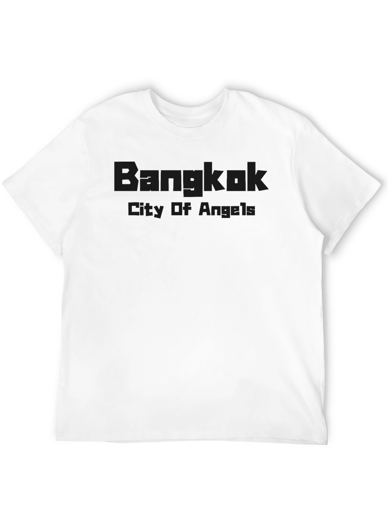 Bangkok City of Angels Black T-Shirt