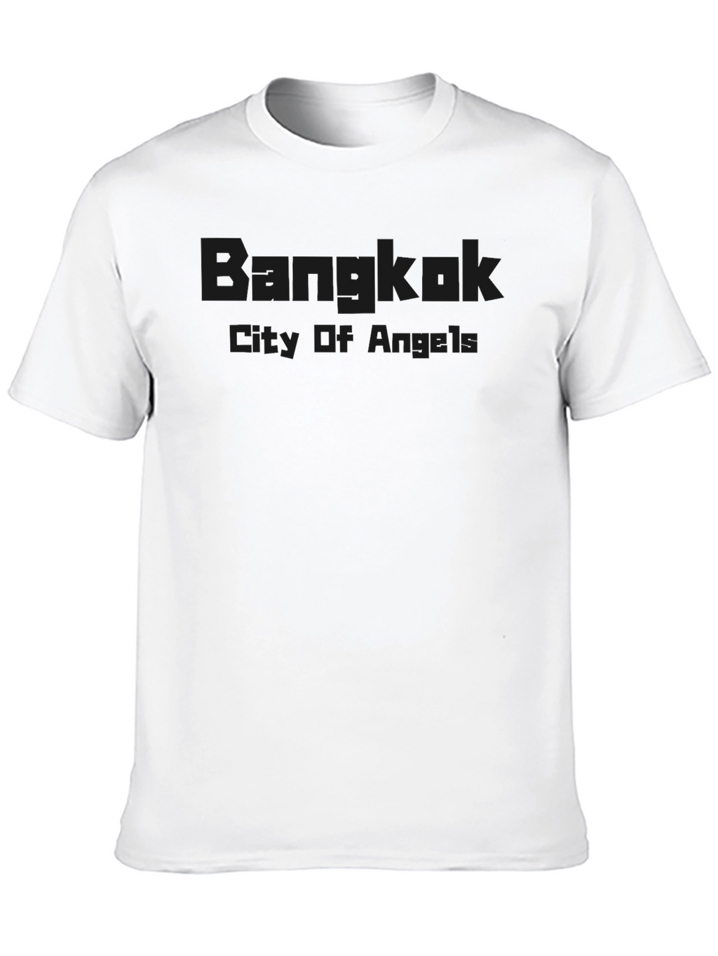 Bangkok City of Angels Black T-Shirt