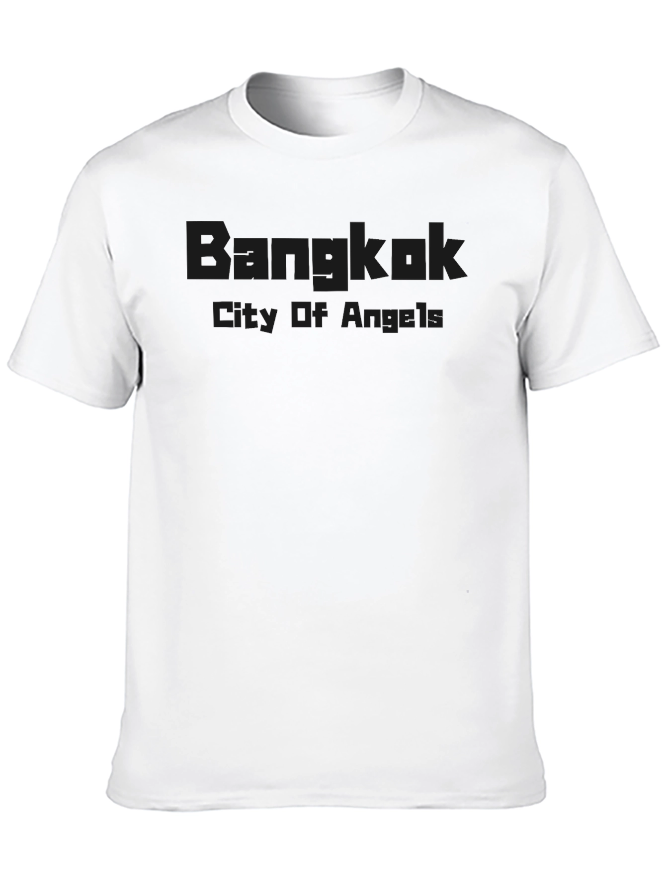 Bangkok City of Angels Black T-Shirt