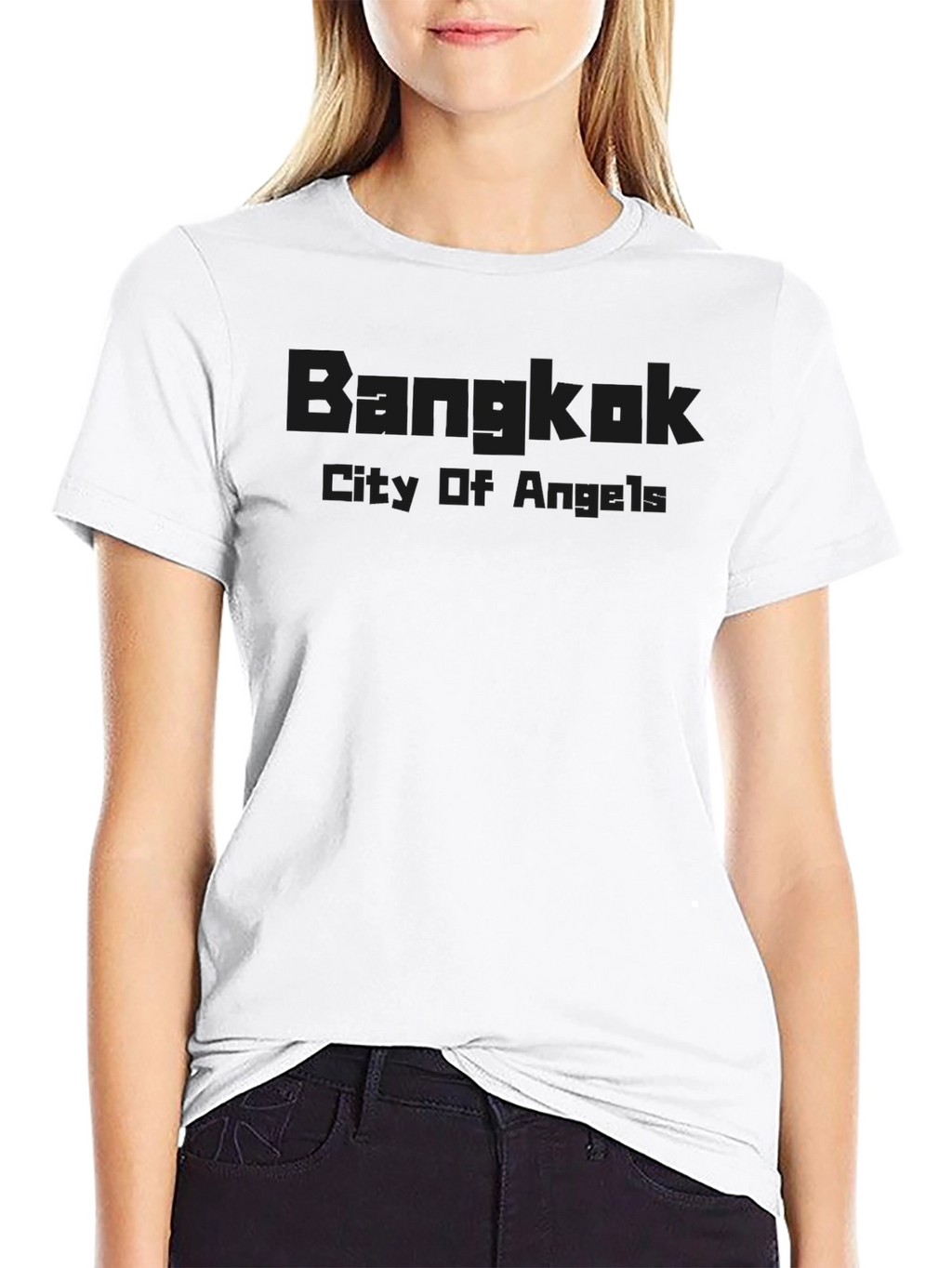 Bangkok City of Angels Black T-Shirt