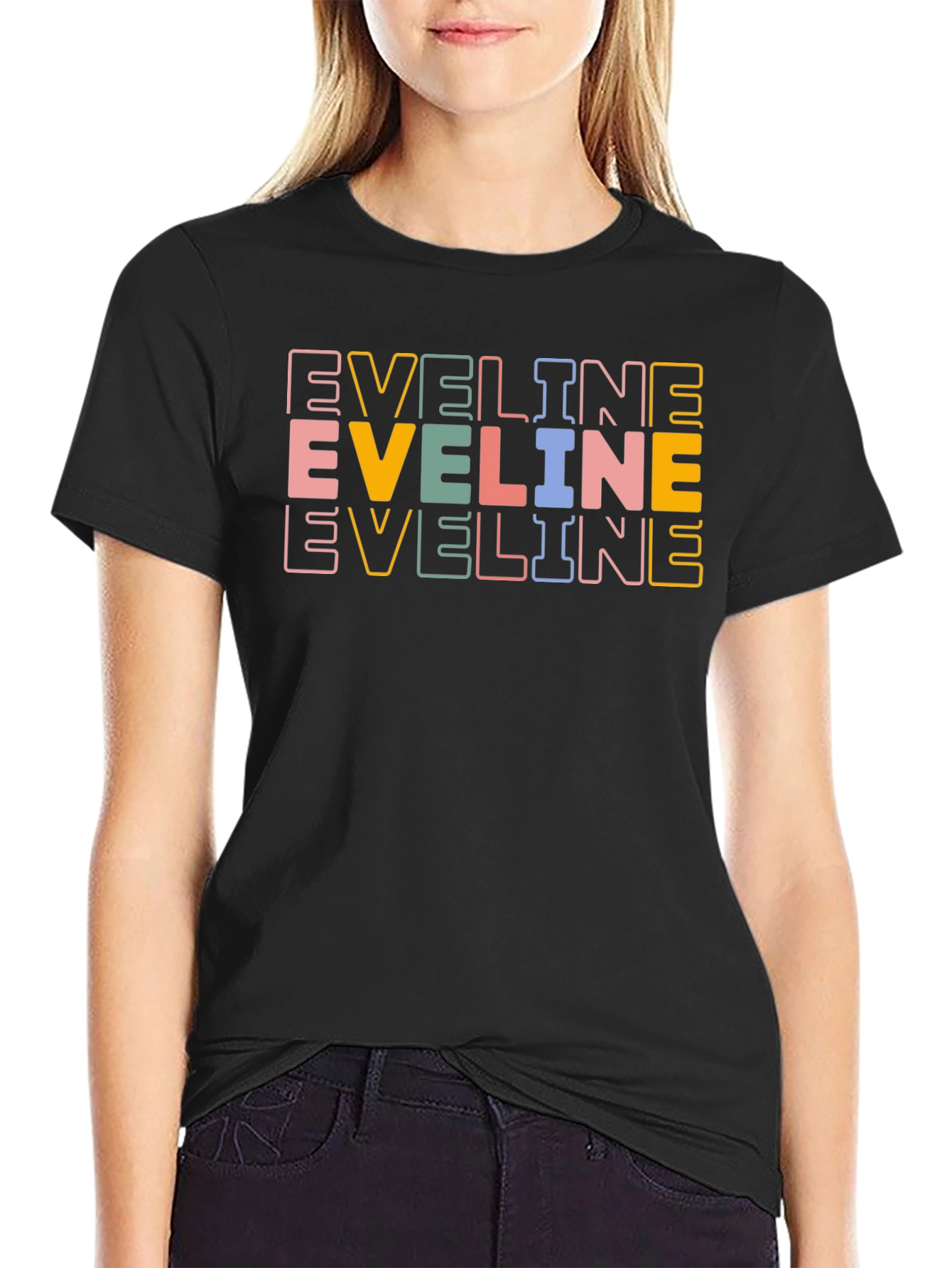 Eveline Retro Name T-Shirt