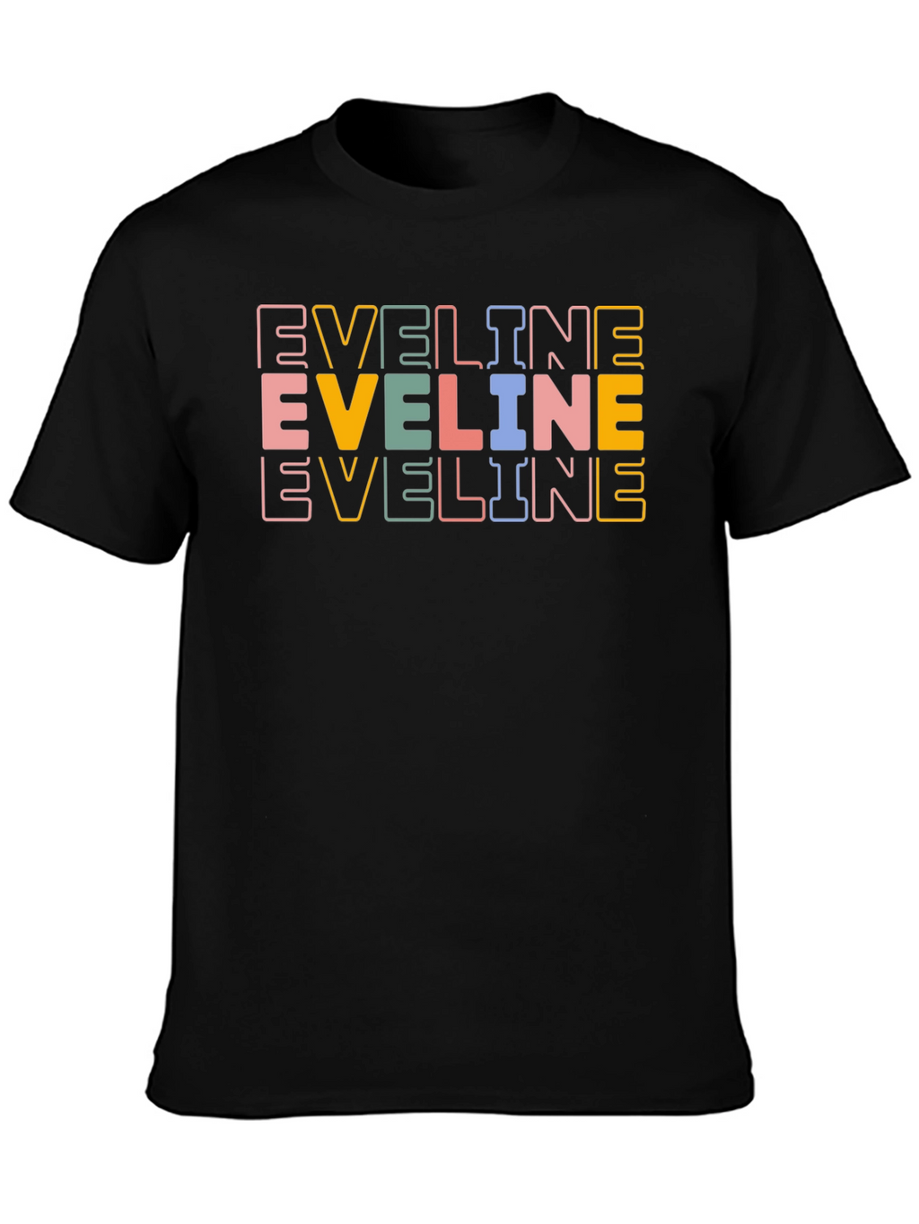 Eveline Retro Name T-Shirt