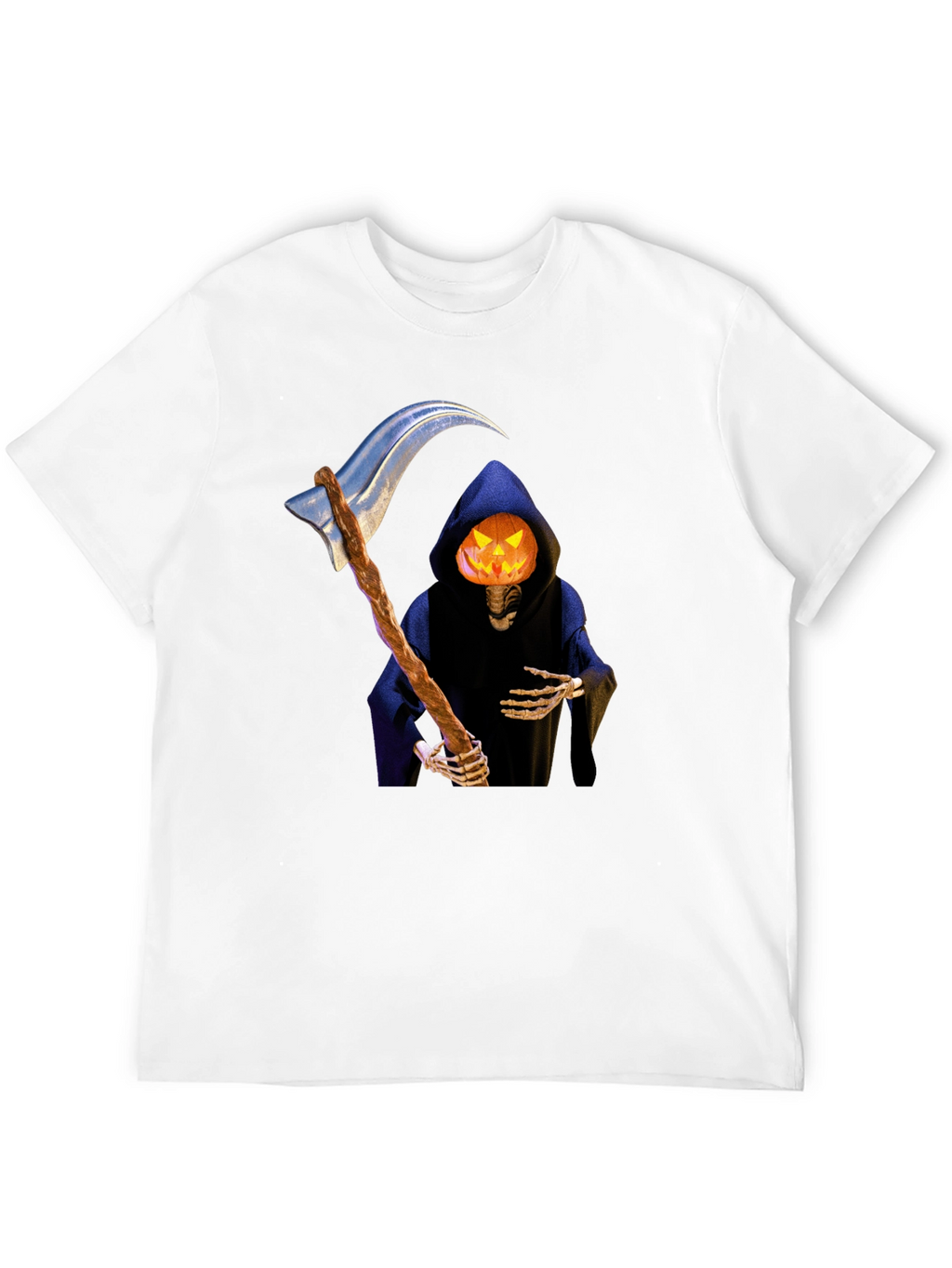 Grim Reaper Pumpkin Head T-Shirt