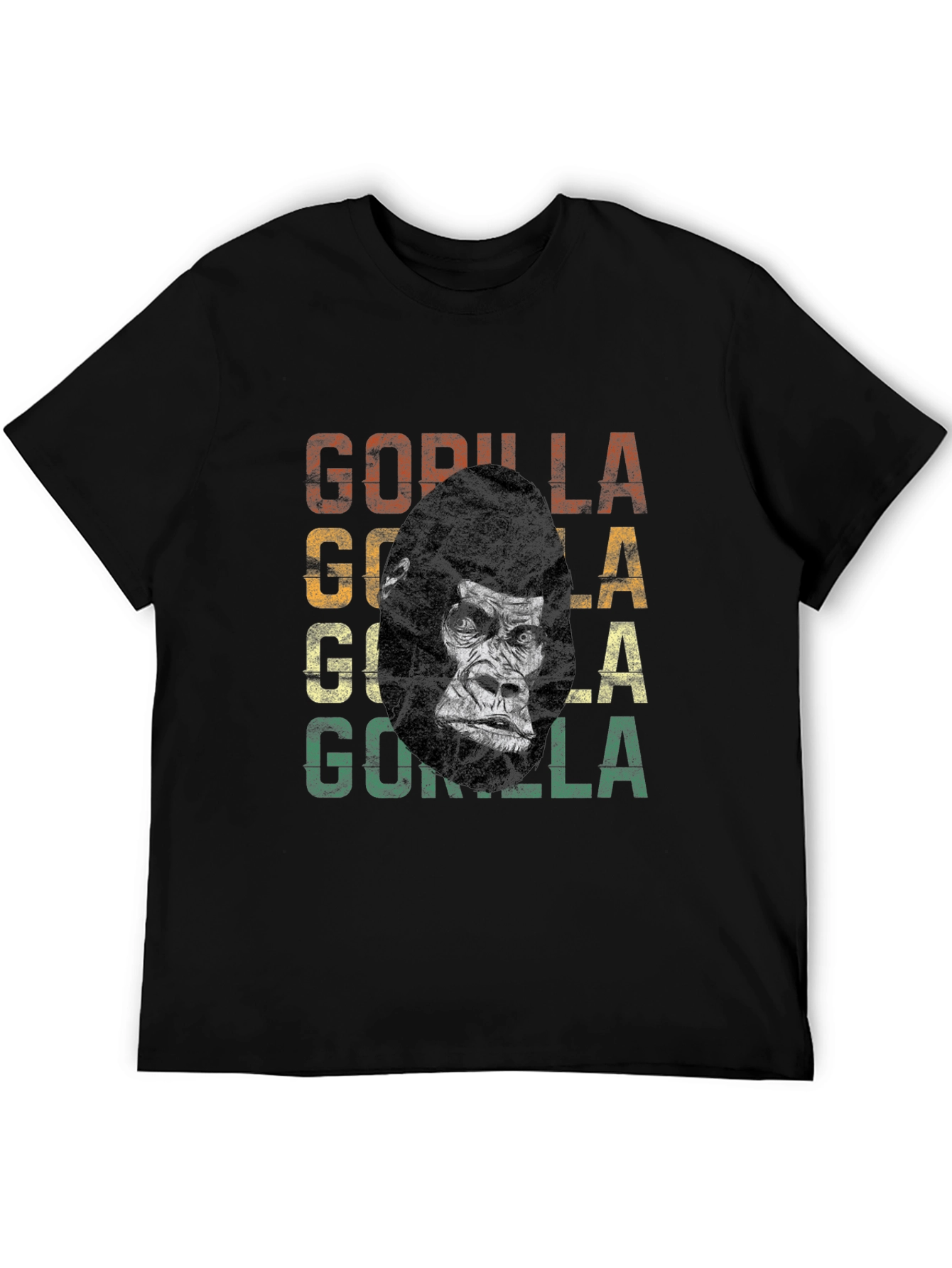 Vintage Gorilla Graphic T-Shirt - Cool Animal Tee