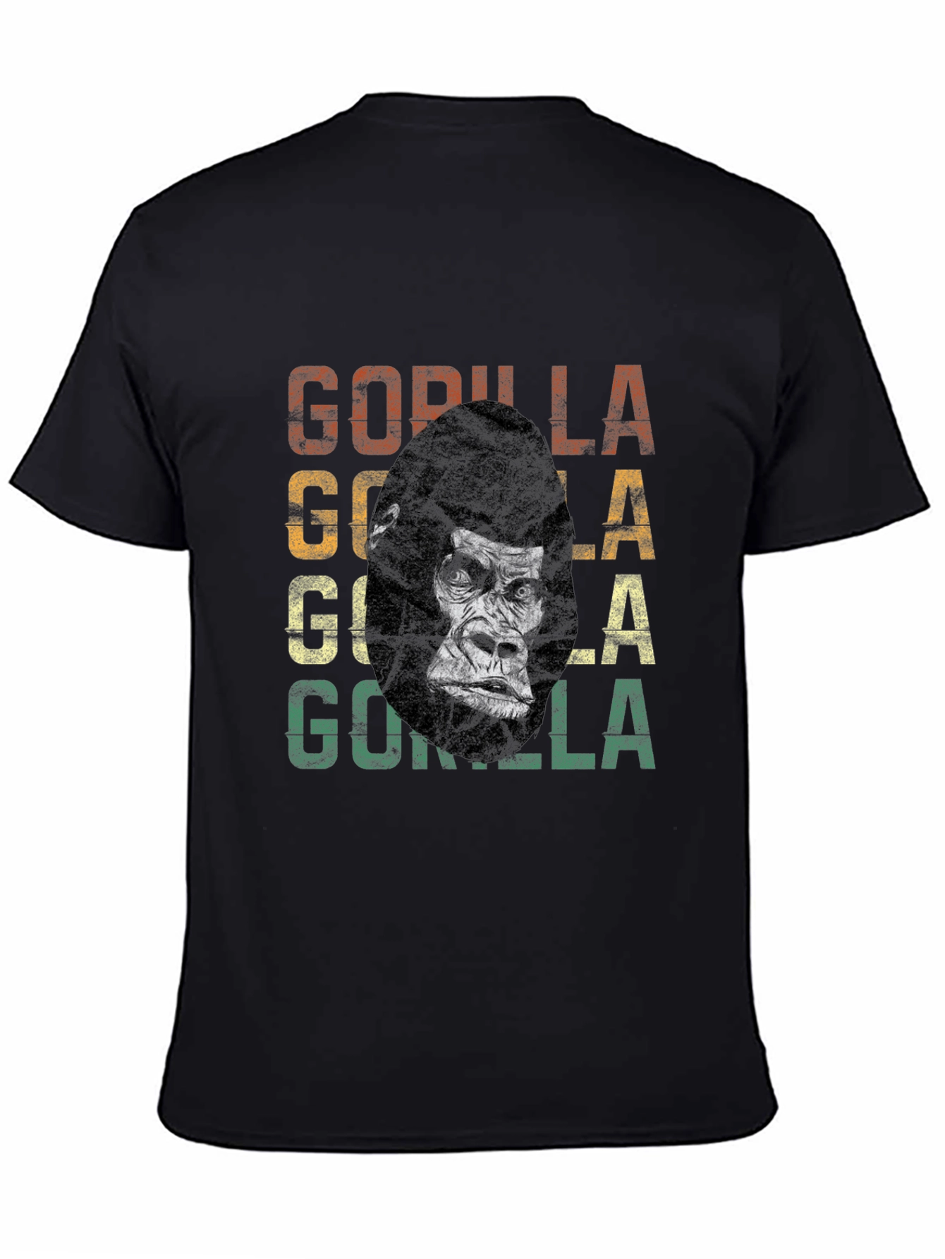 Vintage Gorilla Graphic T-Shirt - Cool Animal Tee