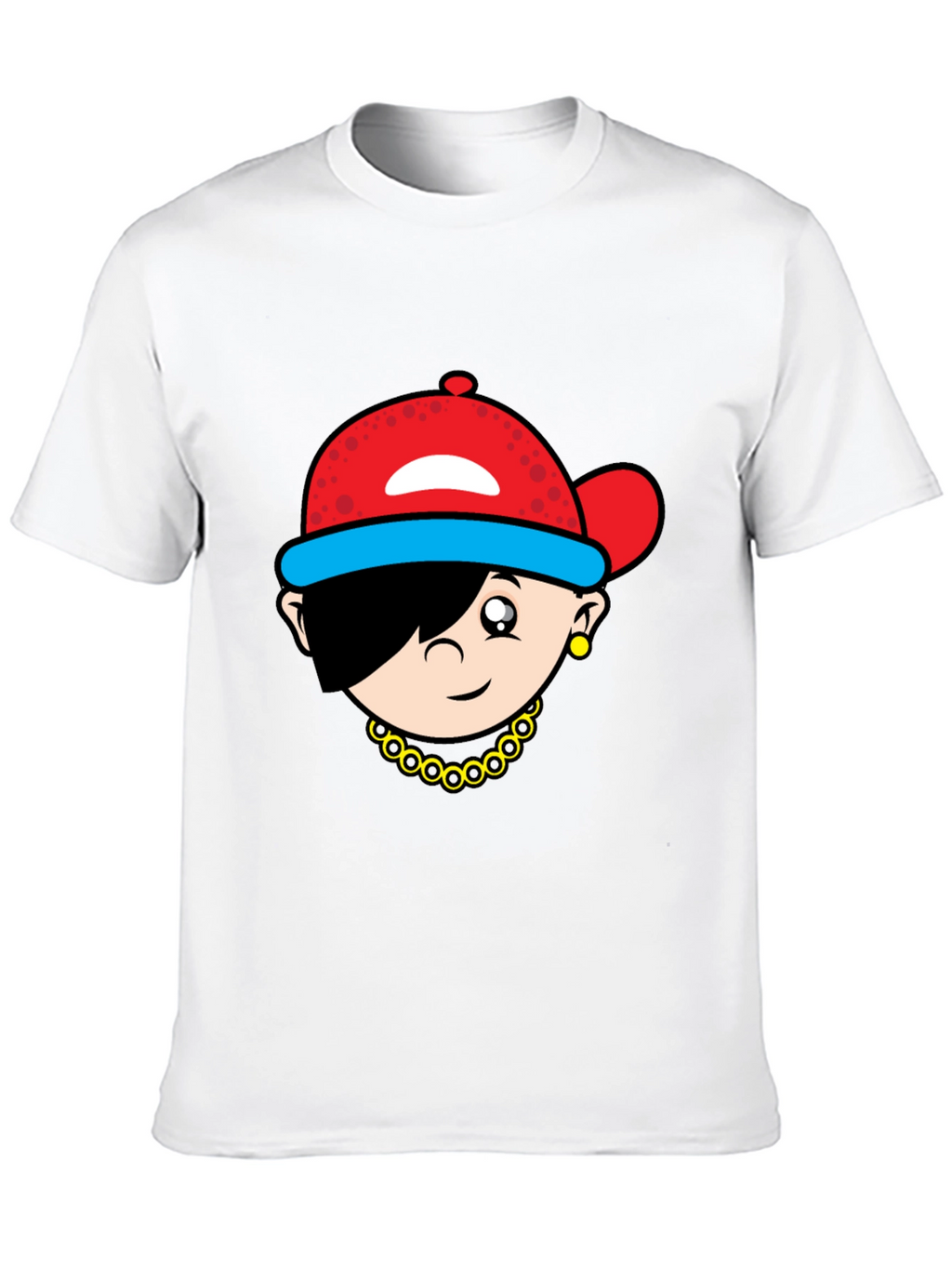 Cartoon Character Black T-Shirt