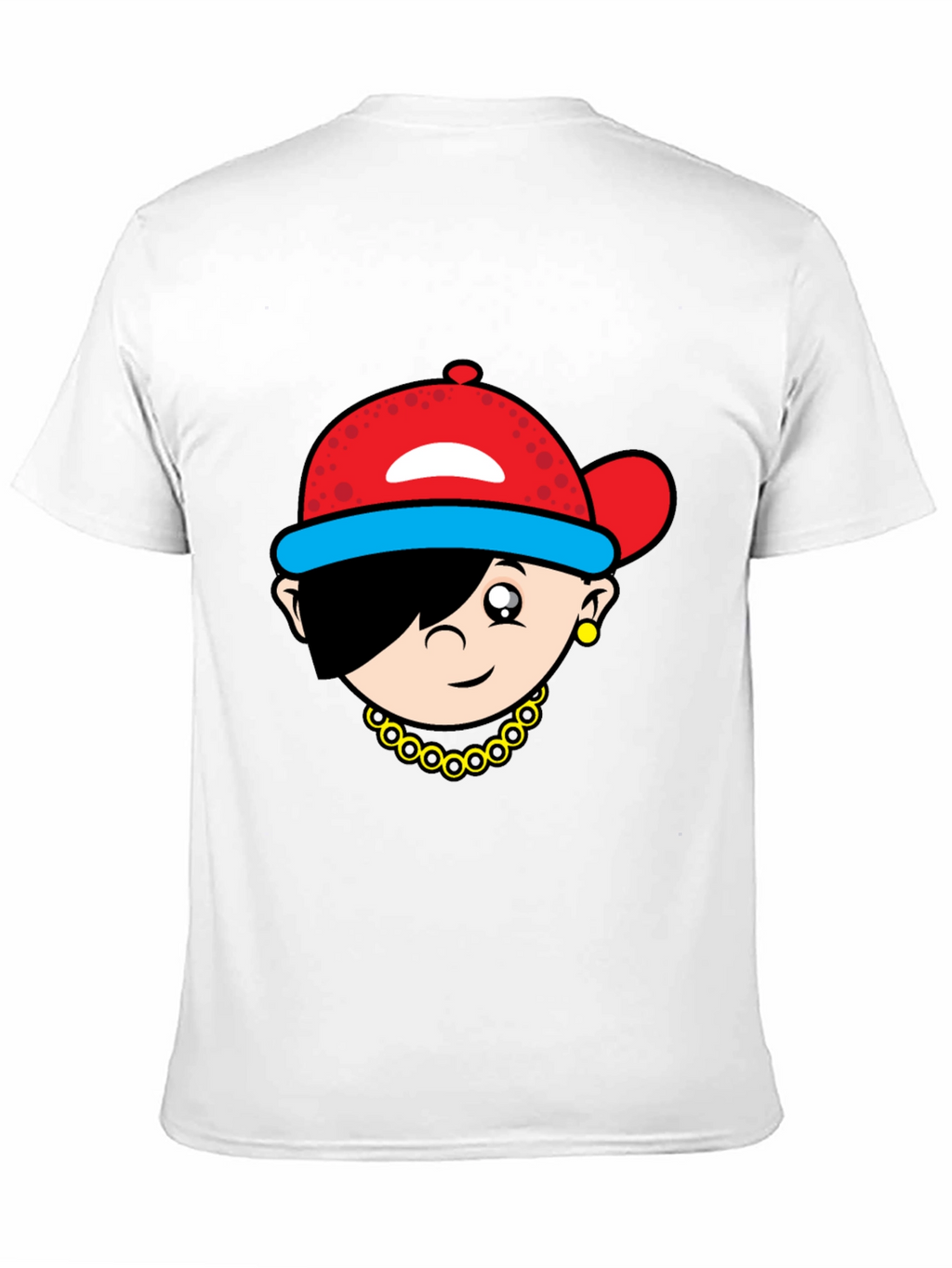 Cartoon Character Black T-Shirt