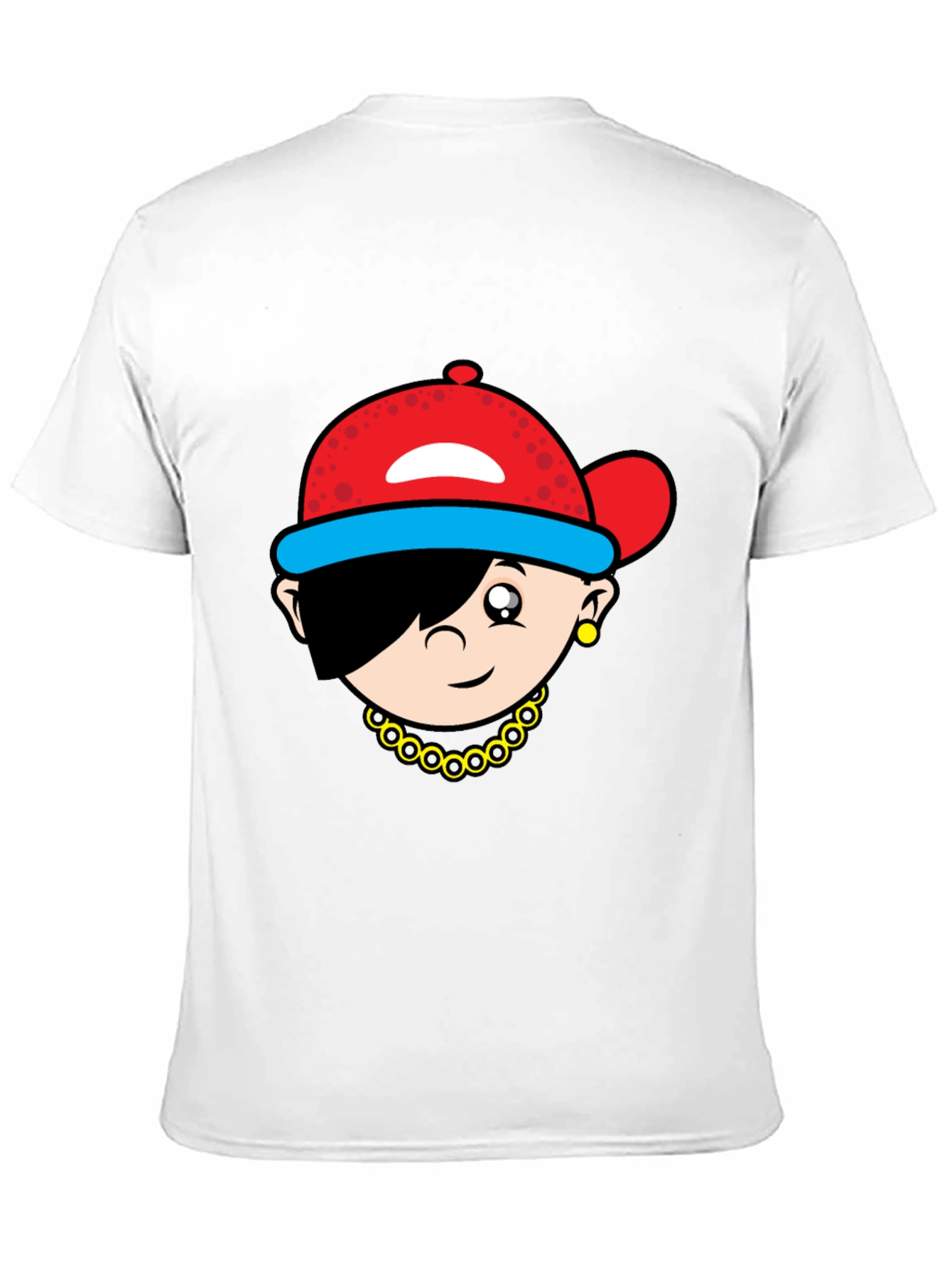 Cartoon Character Black T-Shirt