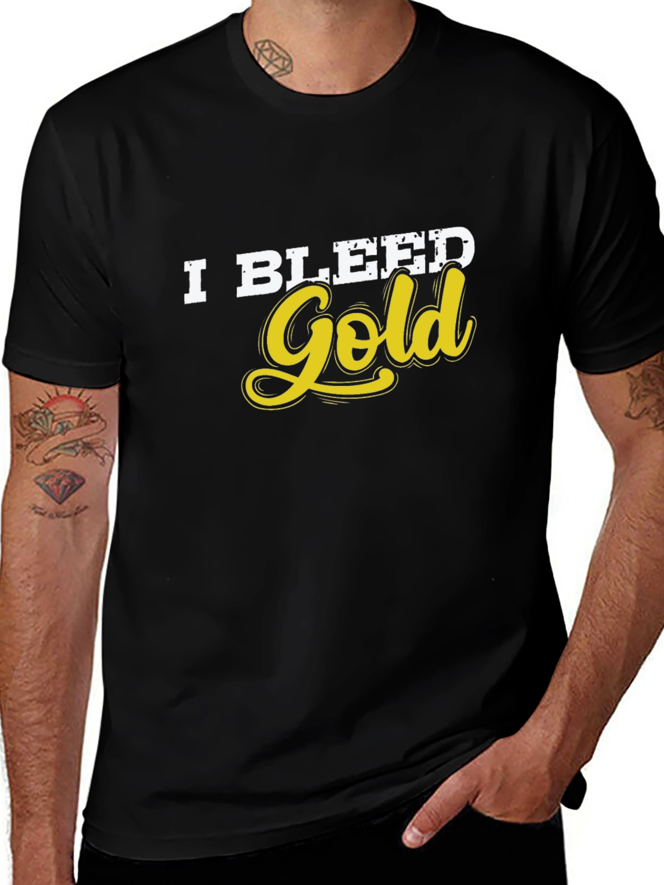 I Bleed Gold Graphic T-Shirt