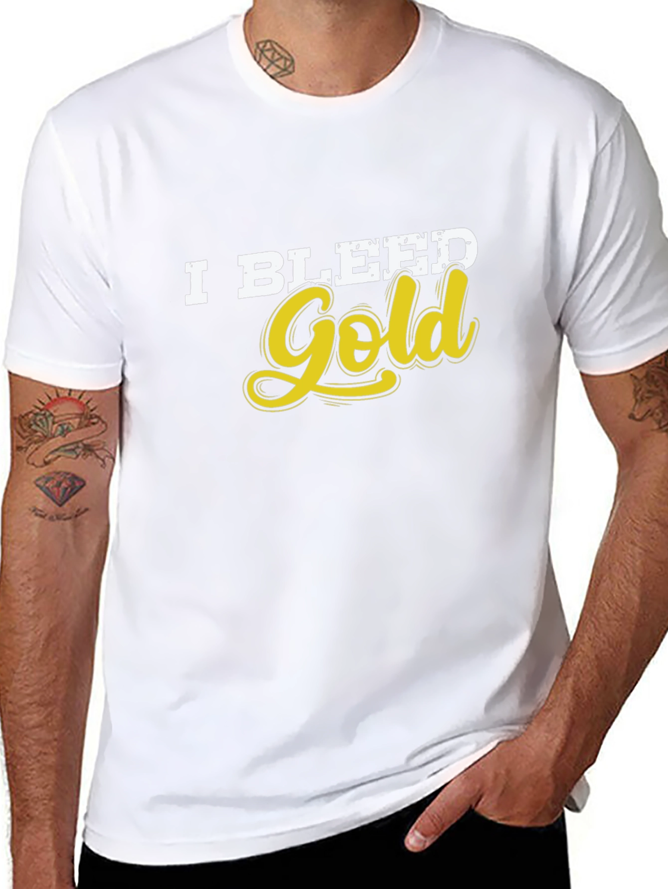 I Bleed Gold Graphic T-Shirt