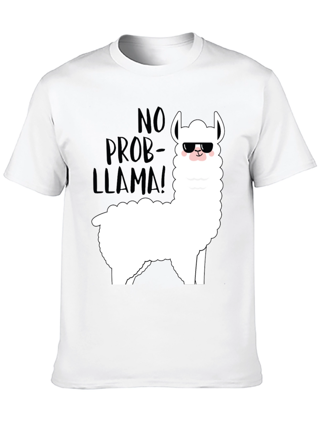 Cool Llama Graphic T-Shirt - No Prob-Llama!