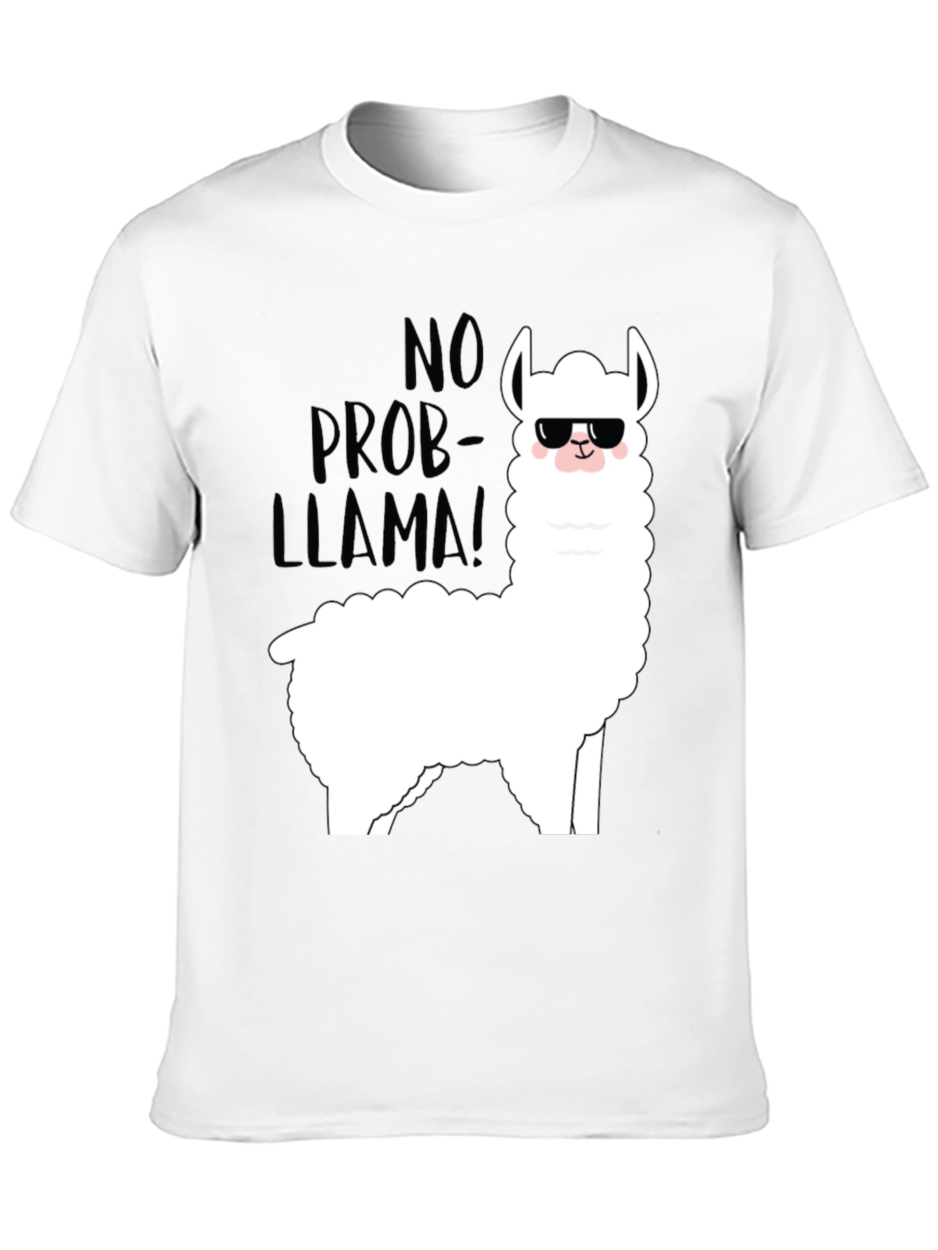 Cool Llama Graphic T-Shirt - No Prob-Llama!
