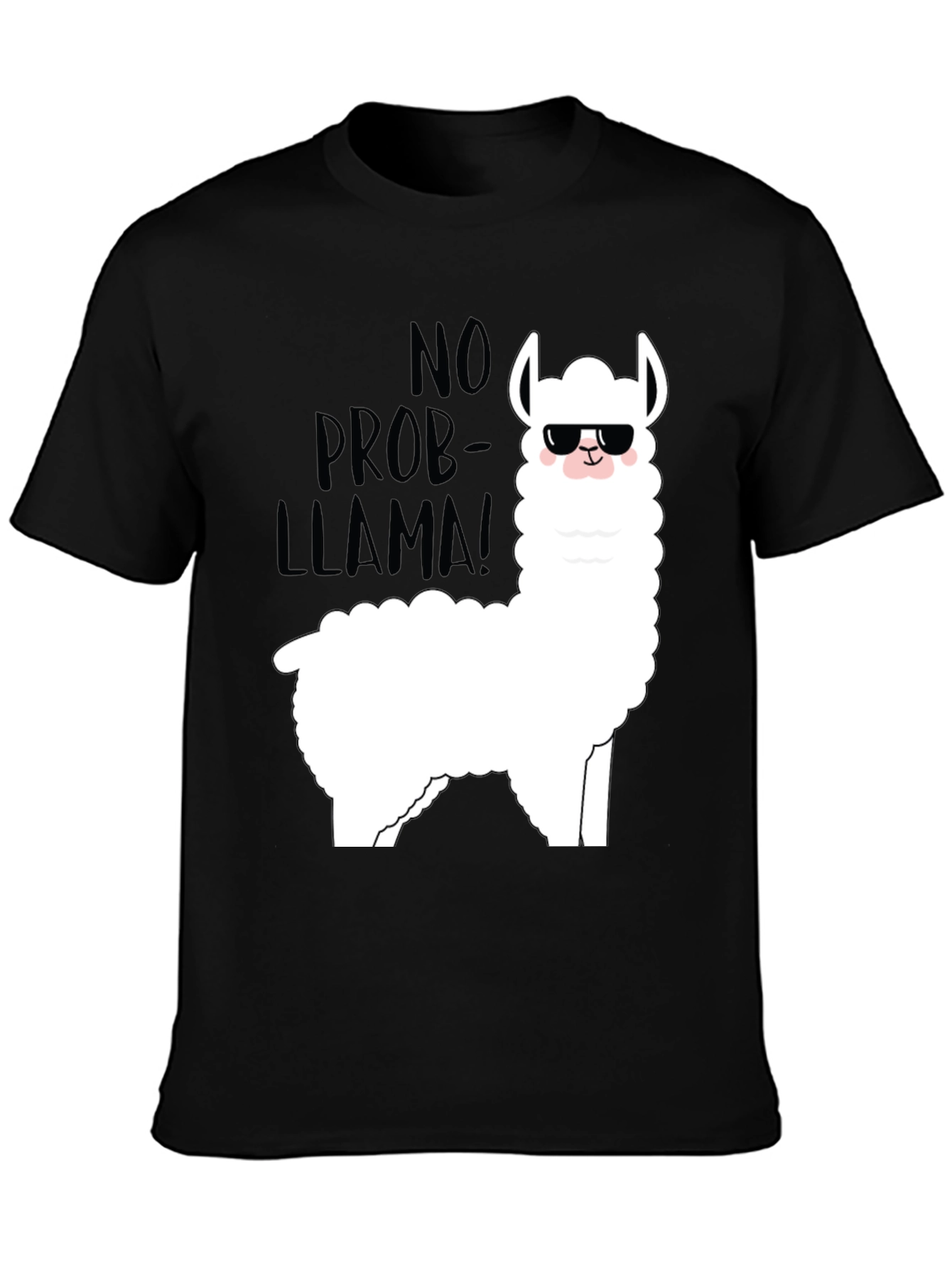 Cool Llama Graphic T-Shirt - No Prob-Llama!