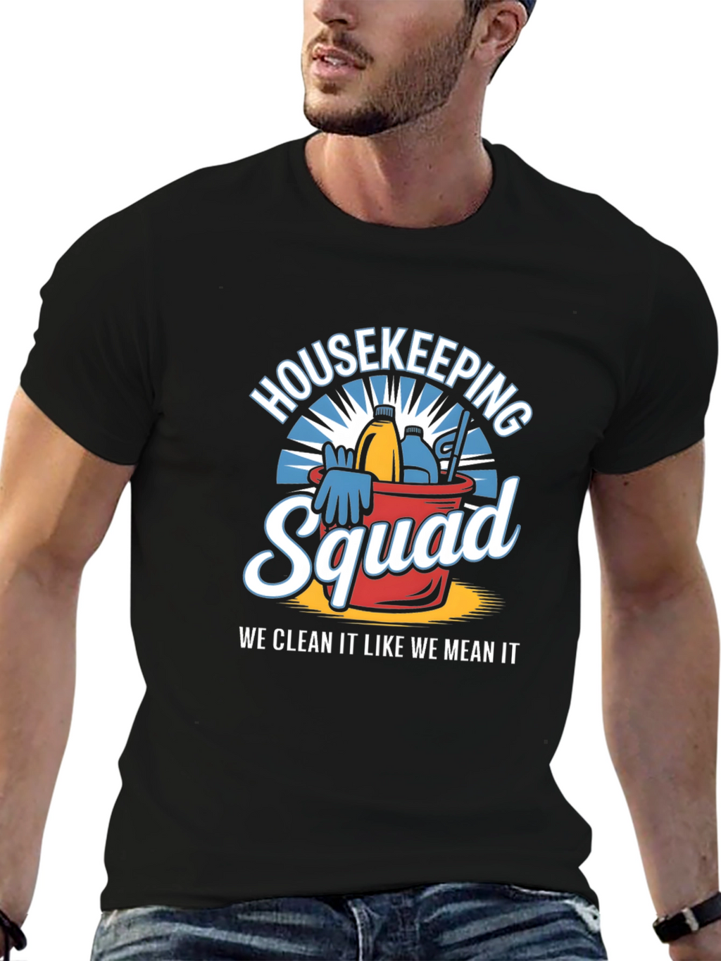 Housekeeping Squad T-Shirt - Cleaning Crew Apparel