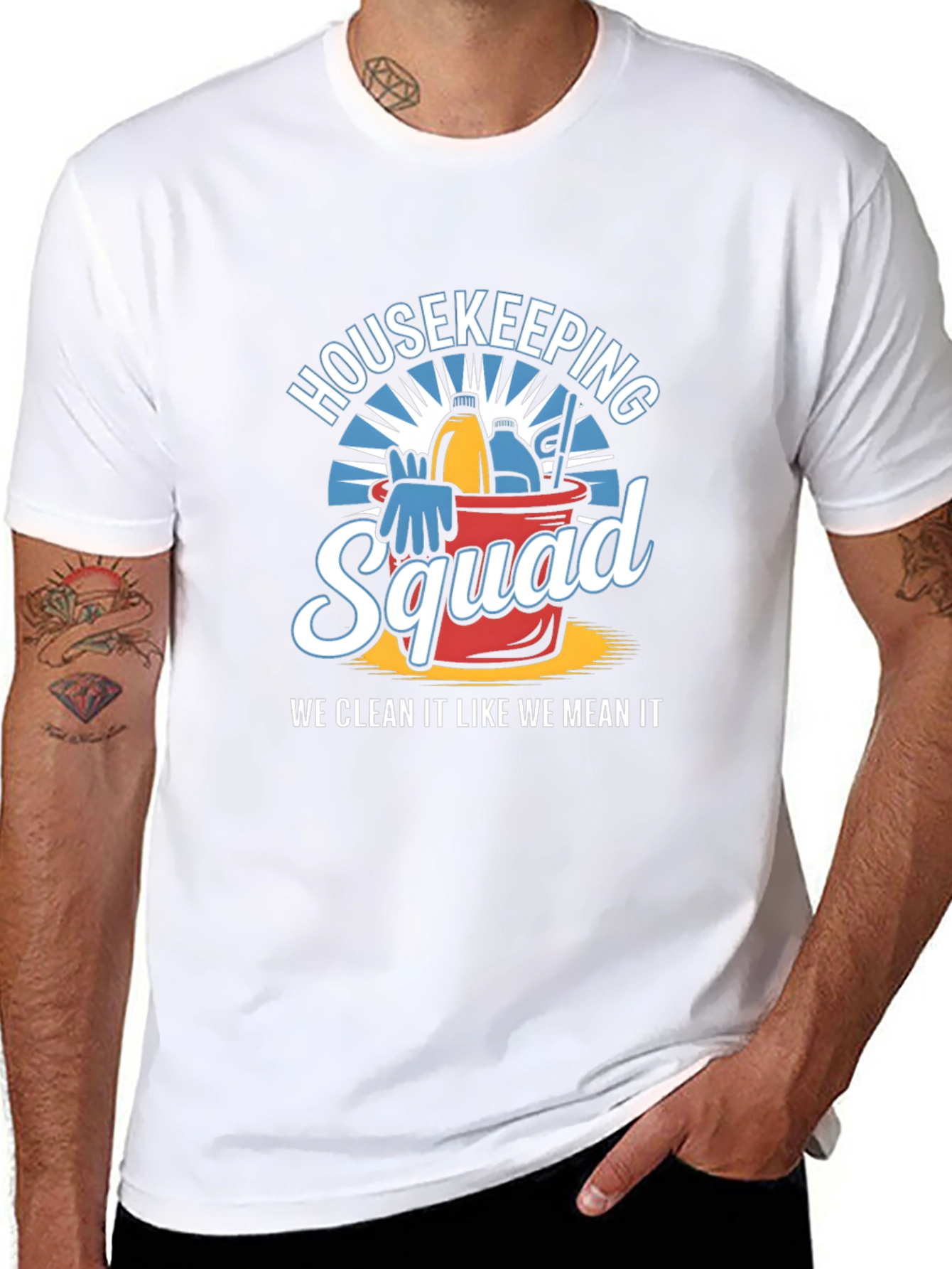 Housekeeping Squad T-Shirt - Cleaning Crew Apparel