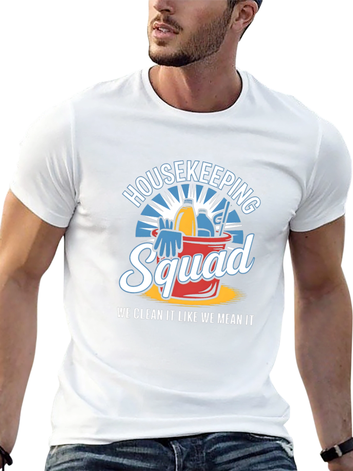Housekeeping Squad T-Shirt - Cleaning Crew Apparel