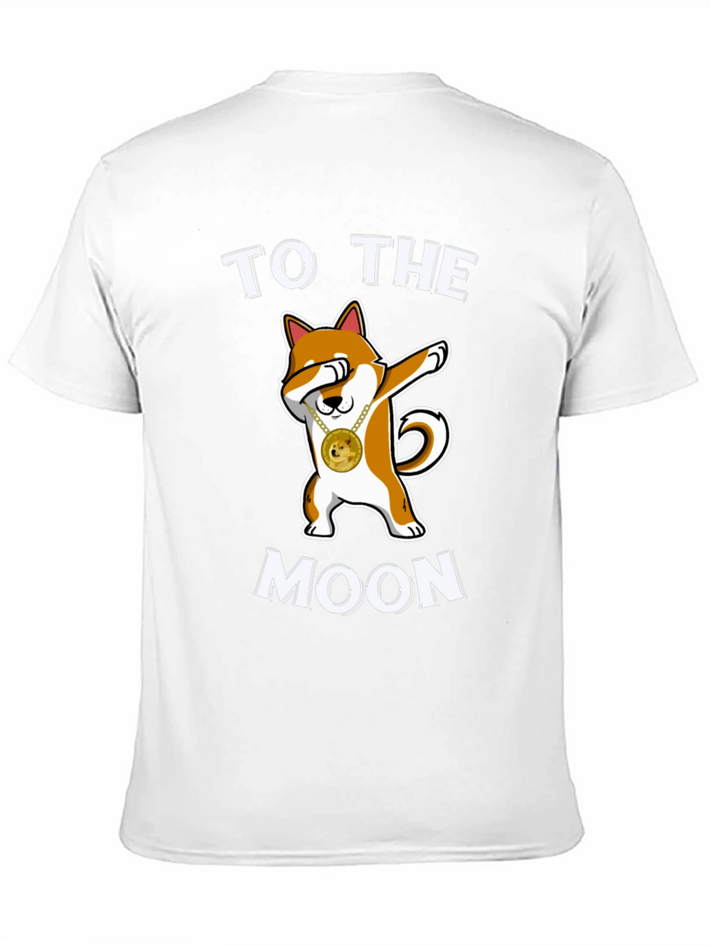 Doge To The Moon Black T-Shirt