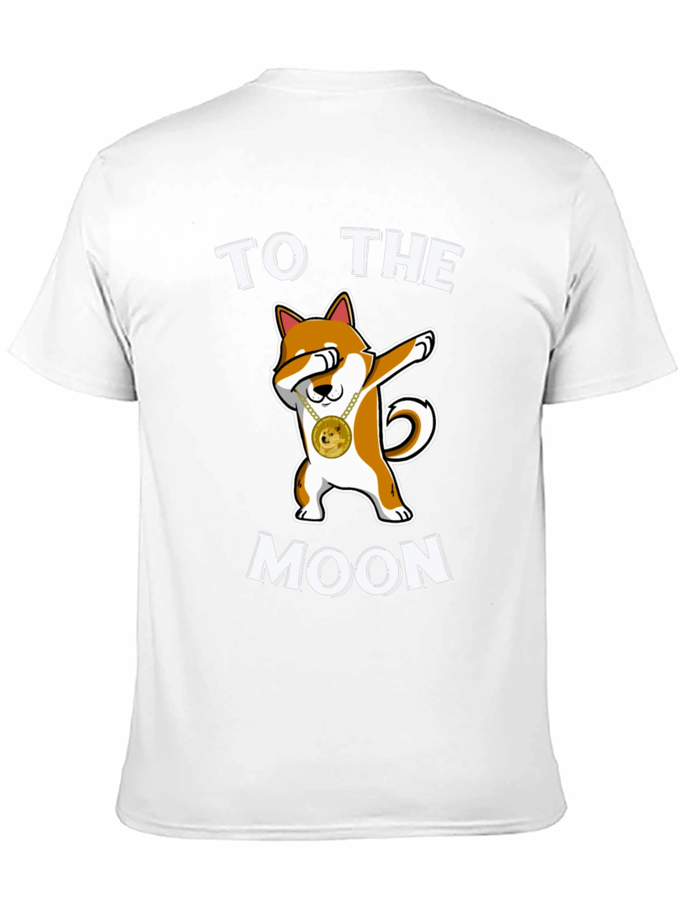 Doge To The Moon Black T-Shirt