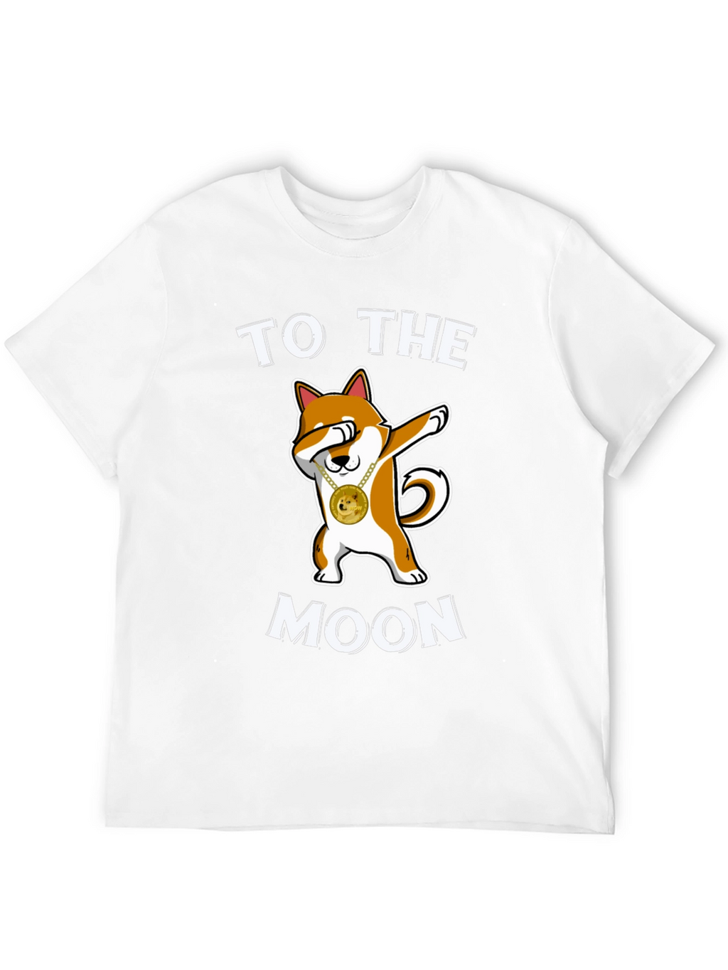 Doge To The Moon Black T-Shirt