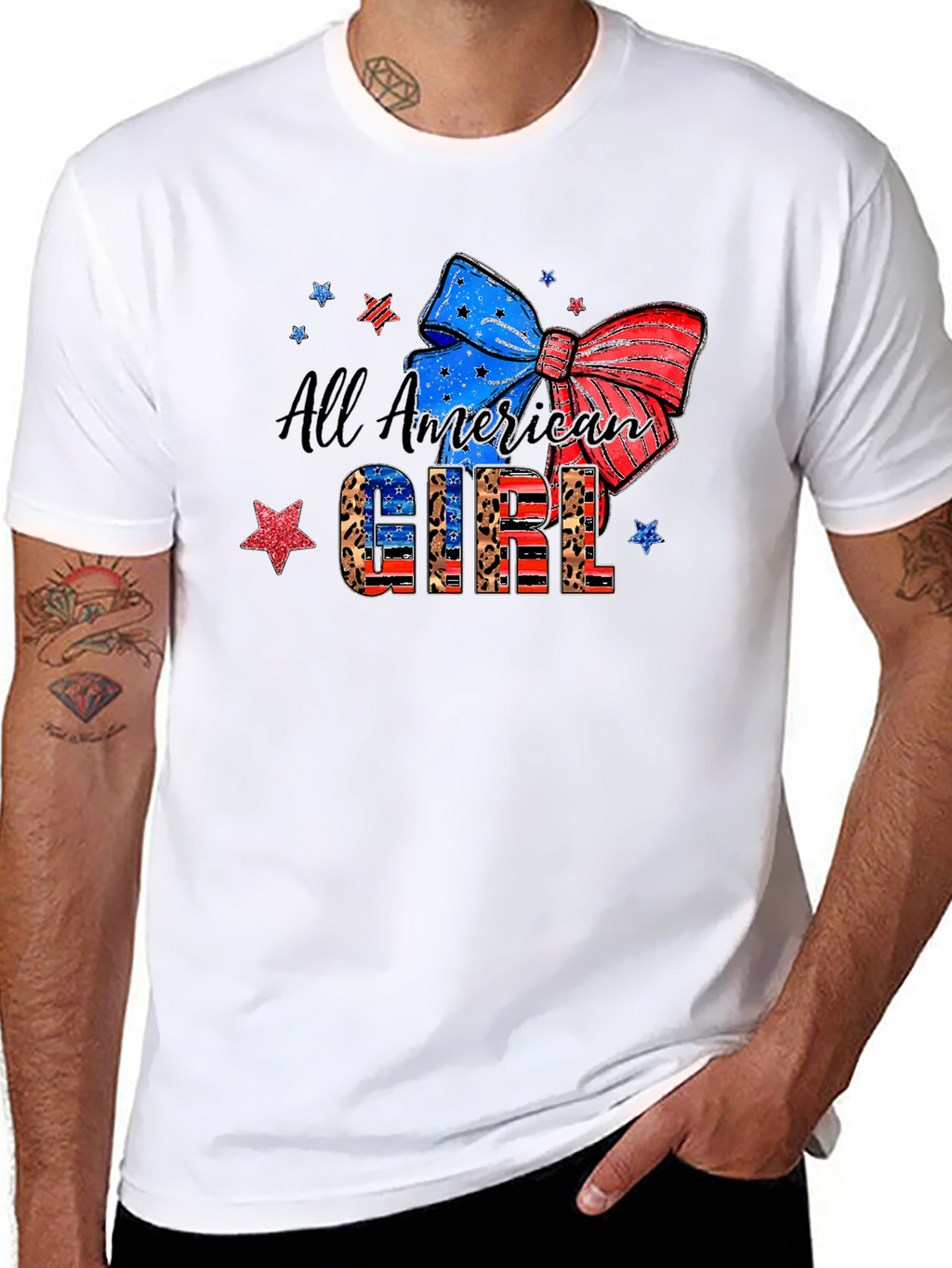 All American Girl Patriotic T-Shirt