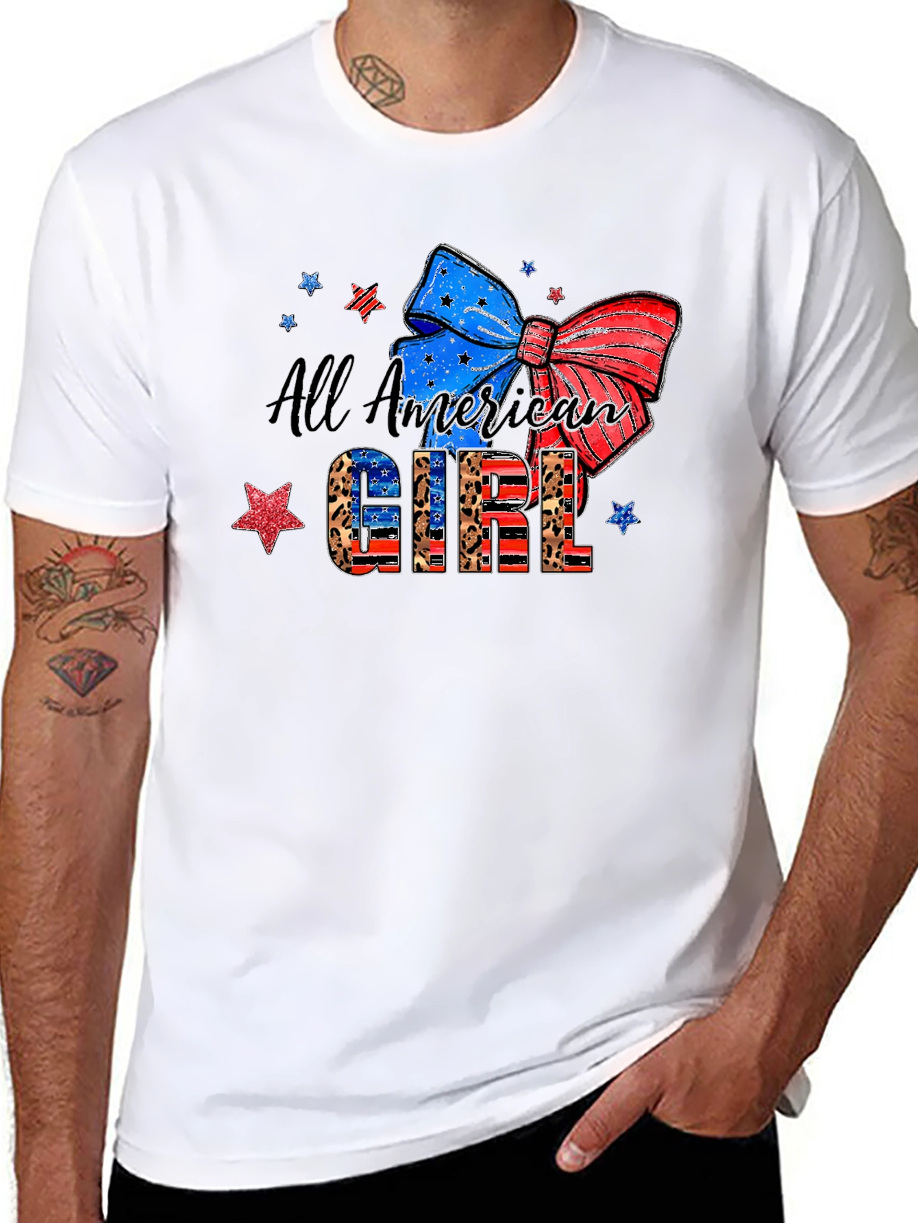 All American Girl Patriotic T-Shirt