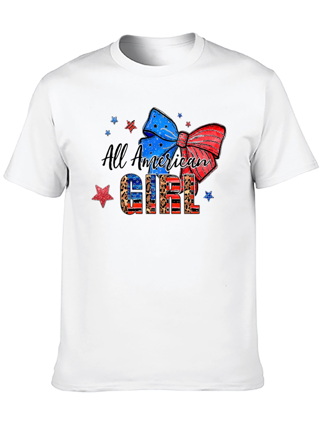 All American Girl Patriotic T-Shirt