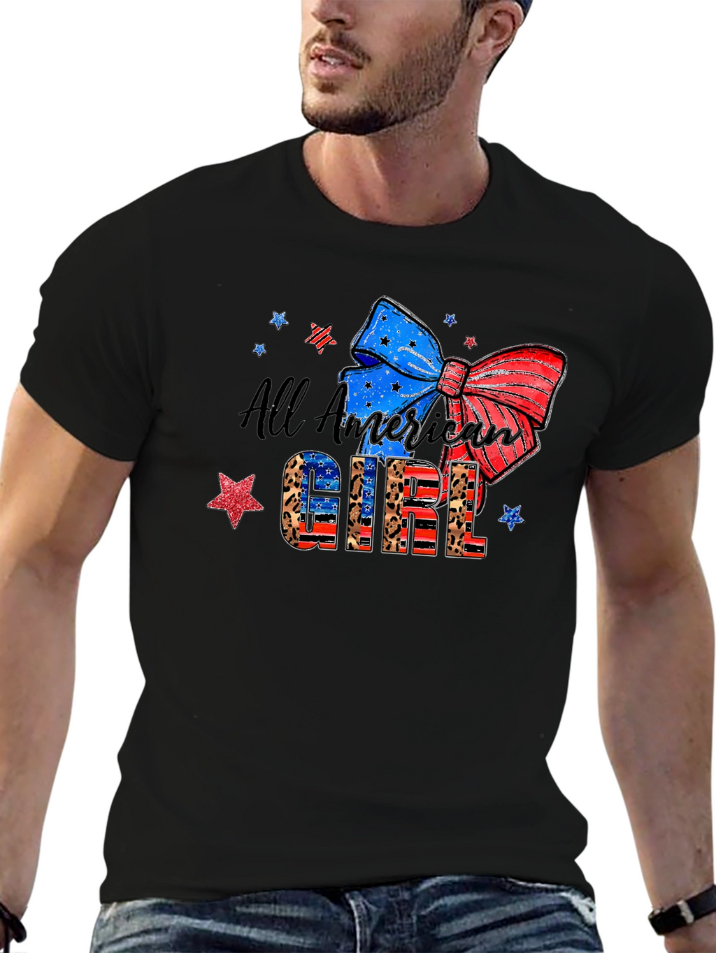 All American Girl Patriotic T-Shirt