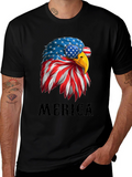 Patriotic Eagle T-Shirt - Merica Graphic Tee
